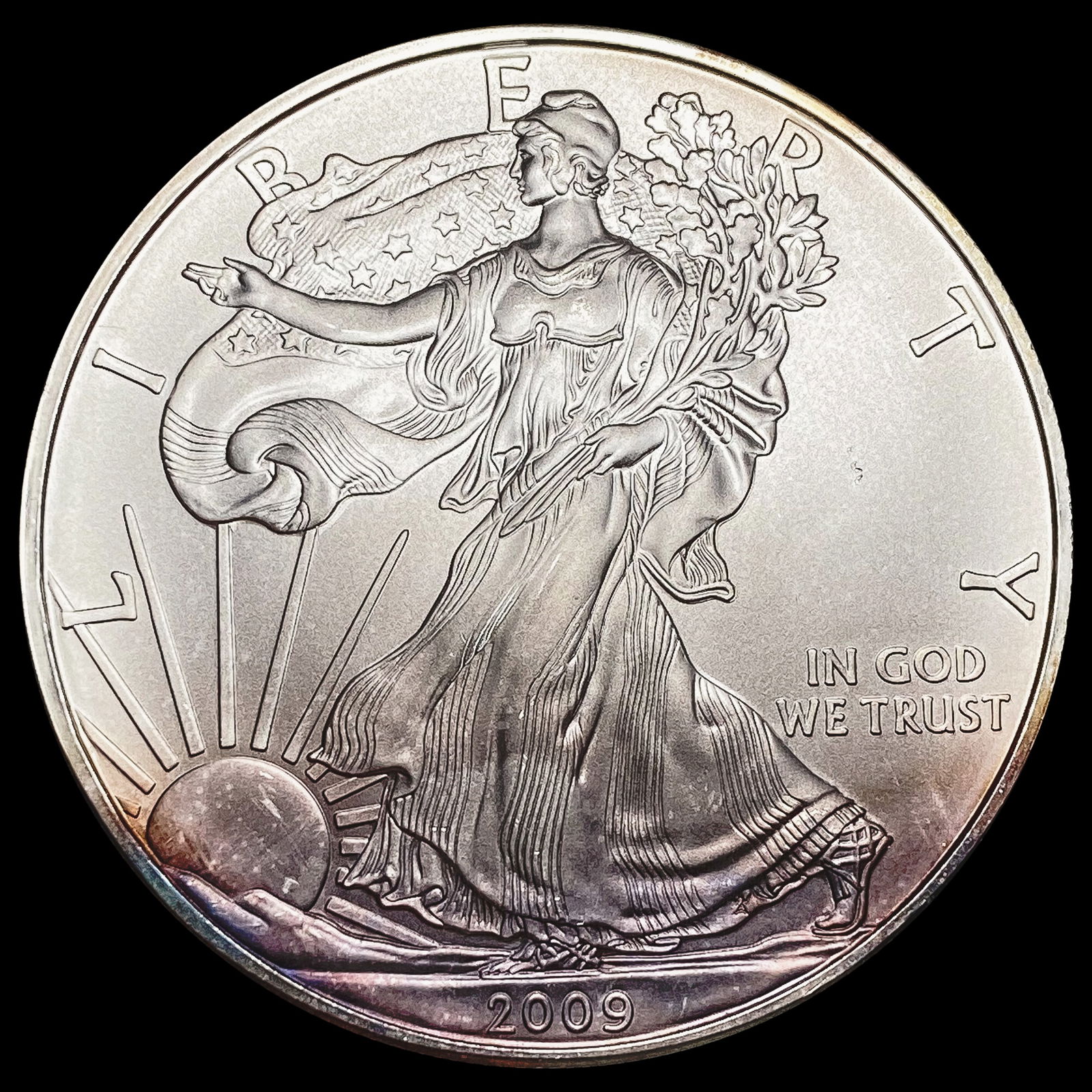 2009 American Silver Eagle GEM BU (1 of 2)