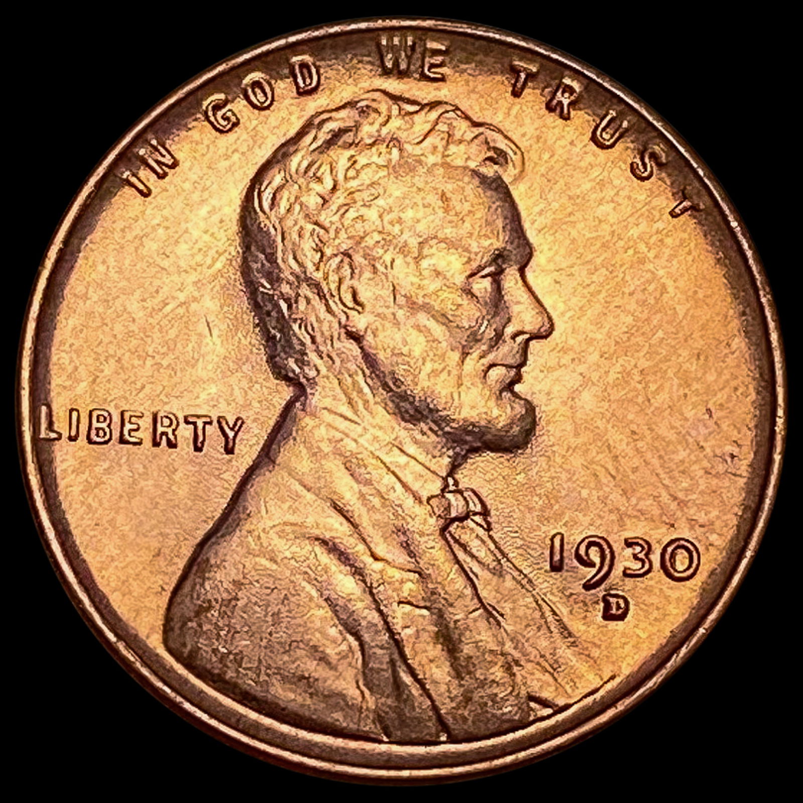 1930-D Lincoln Wheat Cent CHOICE BU (1 of 2)