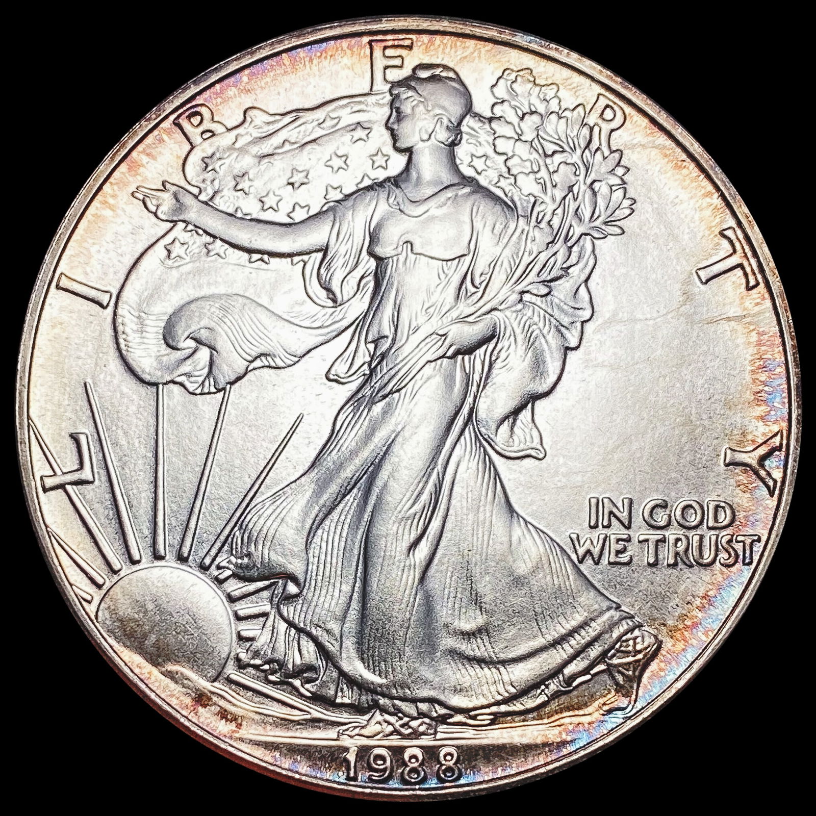 1988 American Silver Eagle Dollar SUPERB GEM BU (1 of 2)