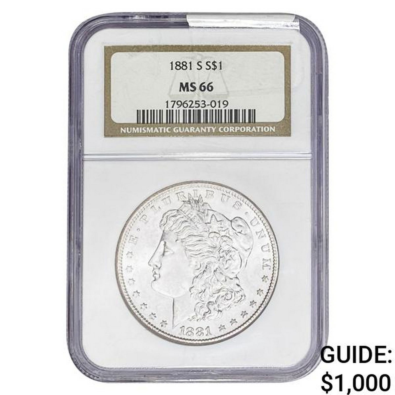 1881-S Morgan Silver Dollar NGC MS66 (1 of 2)