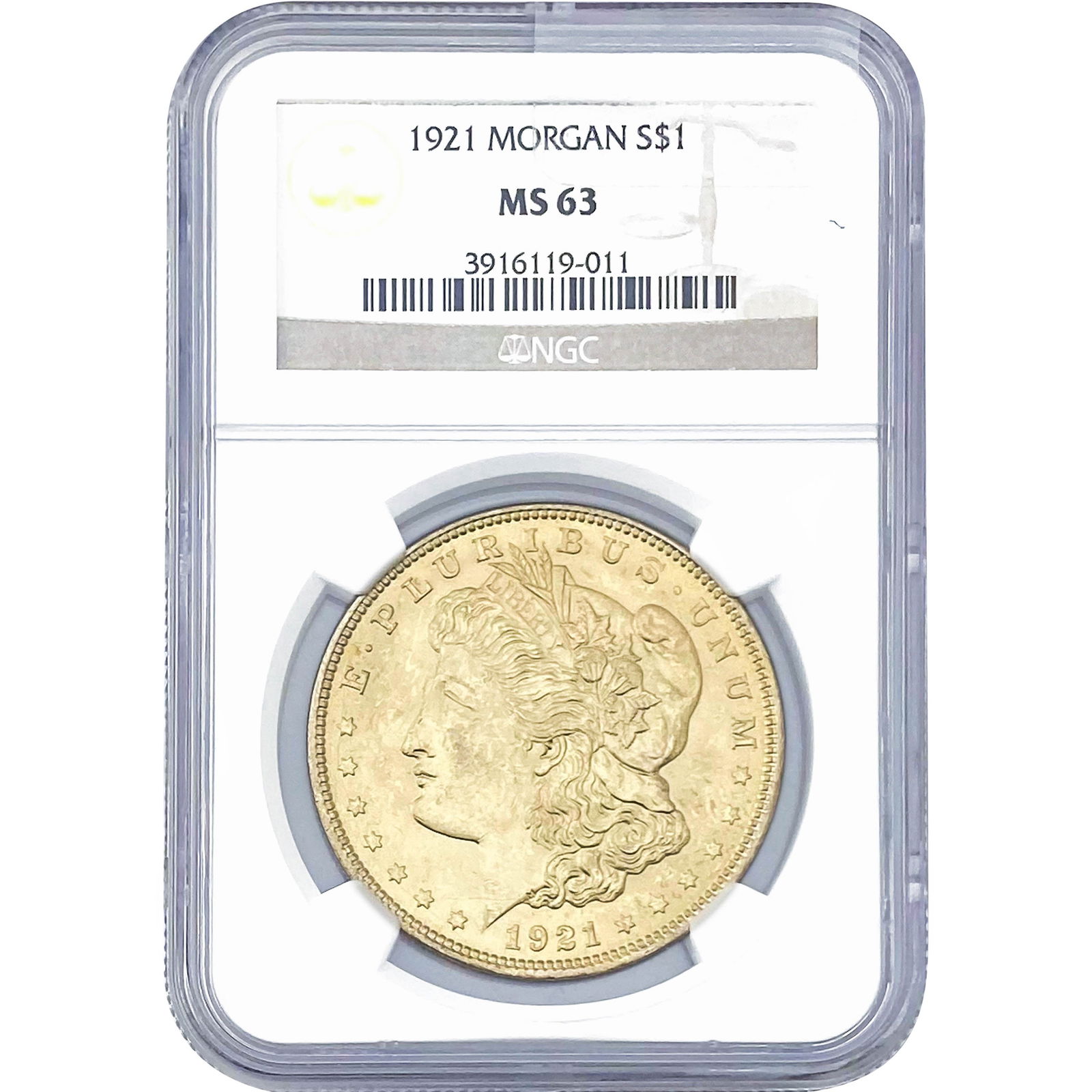 1921 Morgan Silver Dollar NGC MS63 (1 of 2)