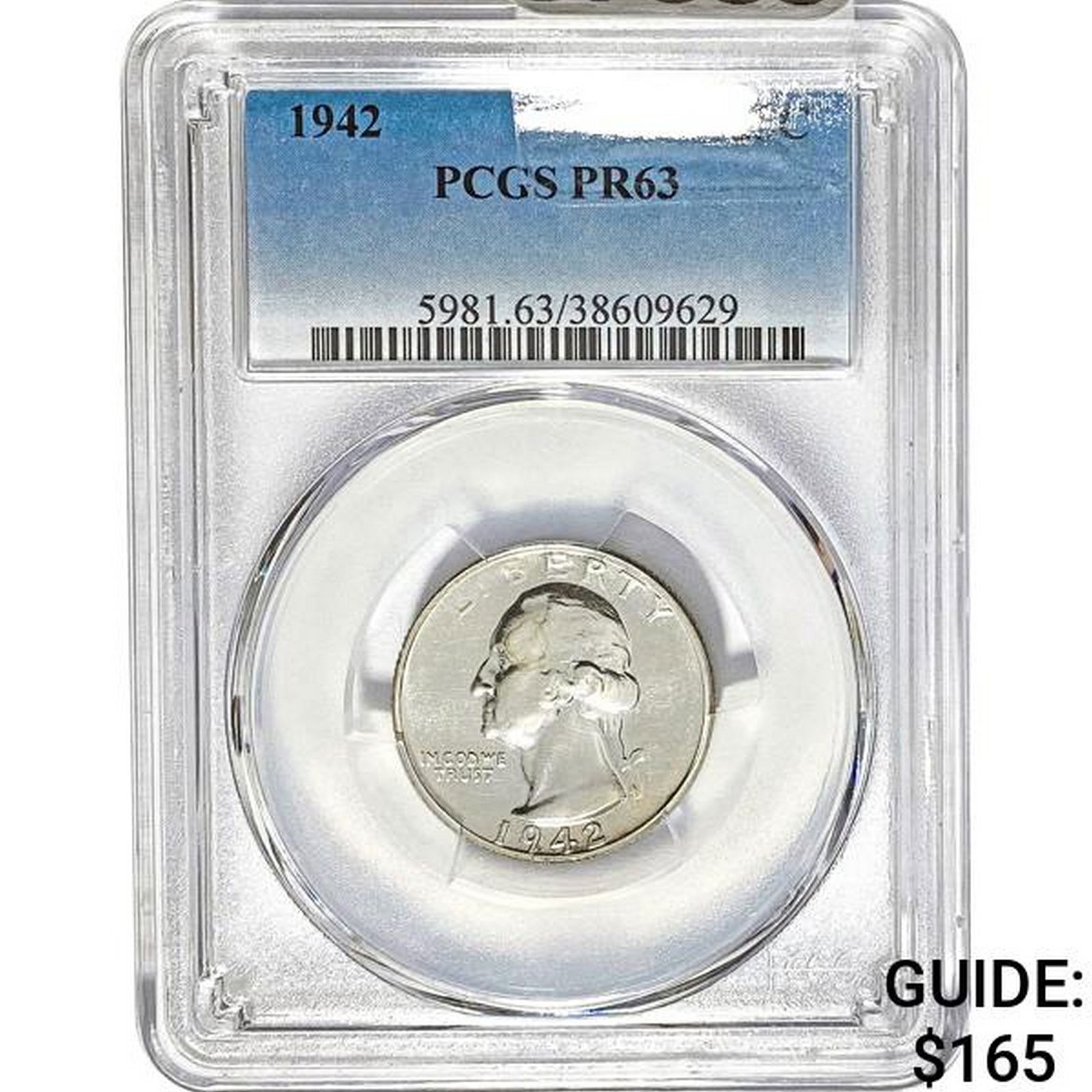 1942 Washington Quarter PCGS PR63 (1 of 2)