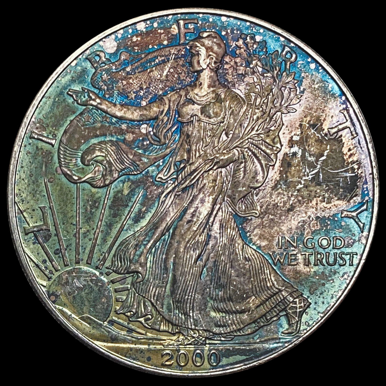 2000 American Silver Eagle Dollar SUPERB GEM BU (1 of 2)