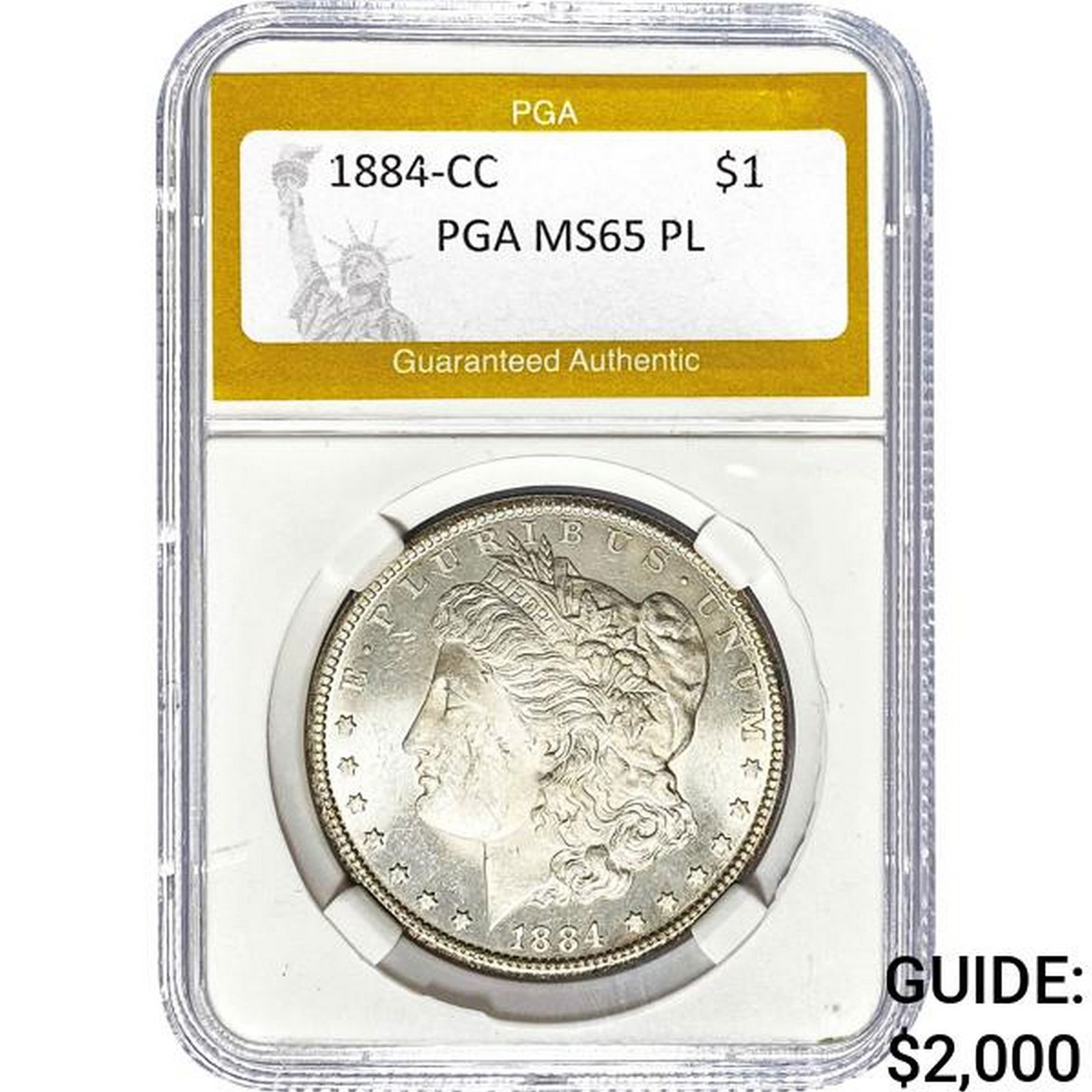 1884-CC Morgan Dollar PGA MS65 PL (1 of 2)