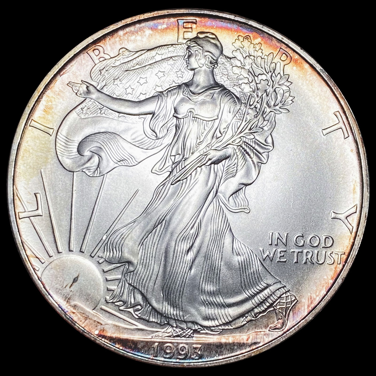 1993 American Silver Eagle SUPERB GEM BU (1 of 2)