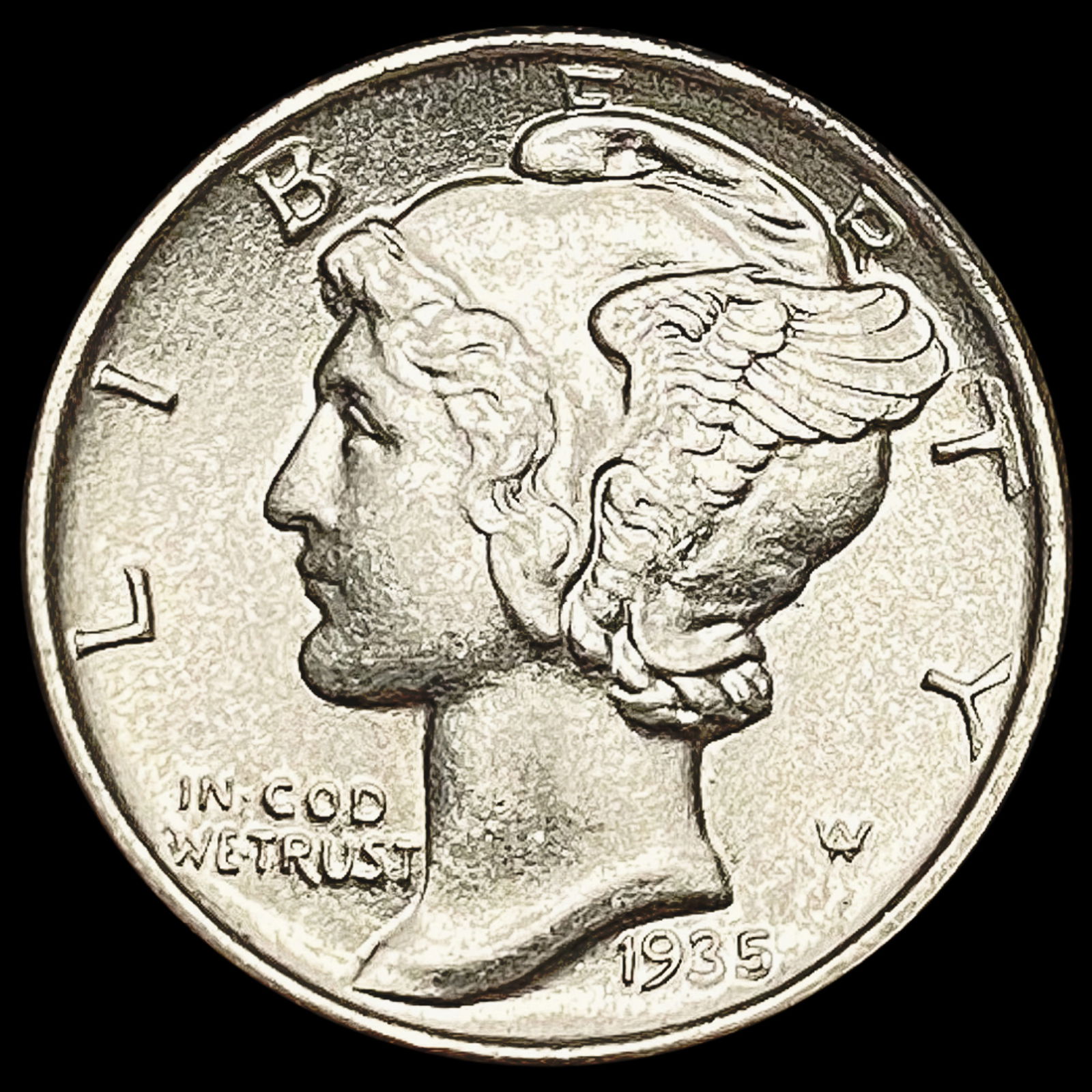 1935 Mercury Dime UNCIRCULATED (1 of 2)