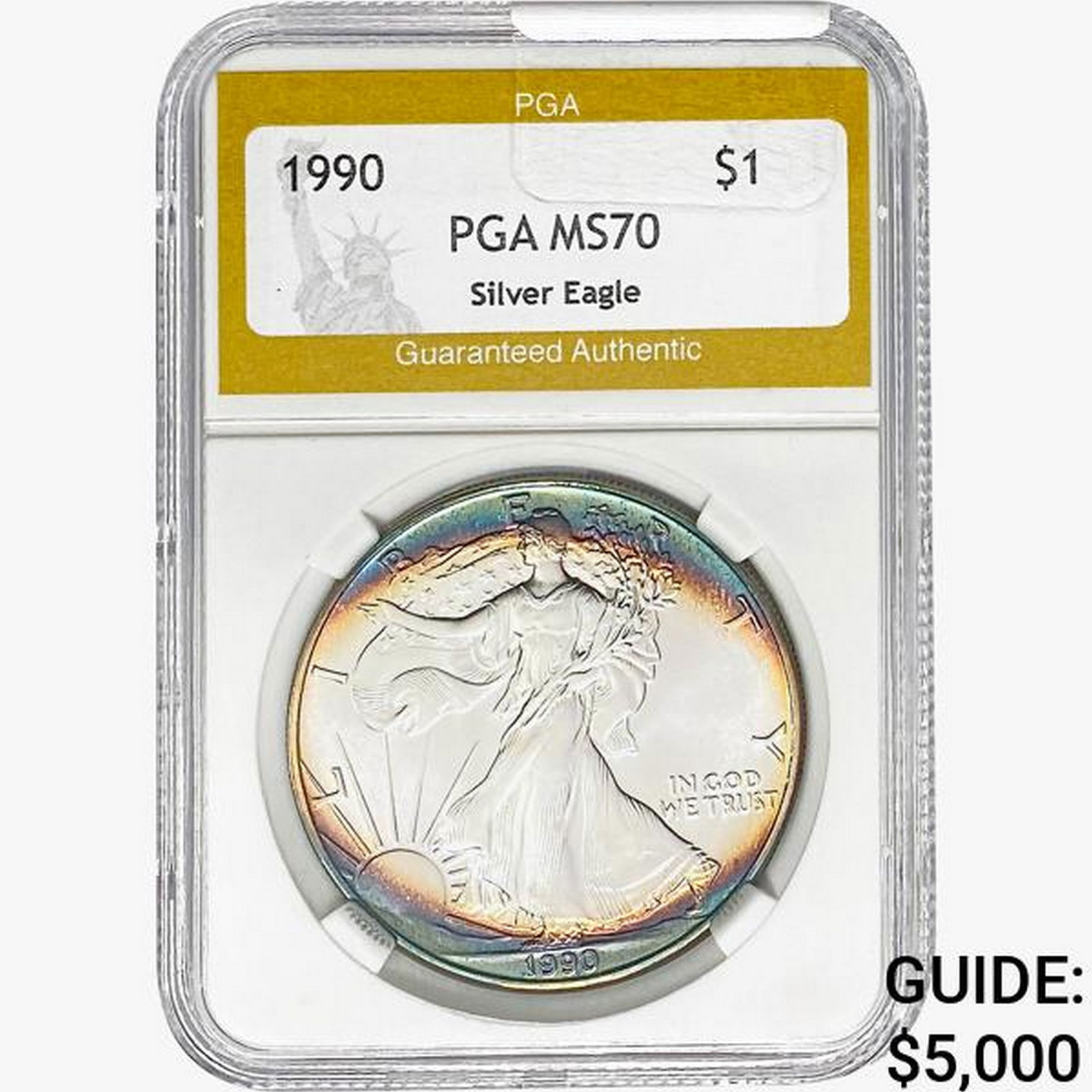 1990 Silver Eagle PGA MS70 (1 of 2)