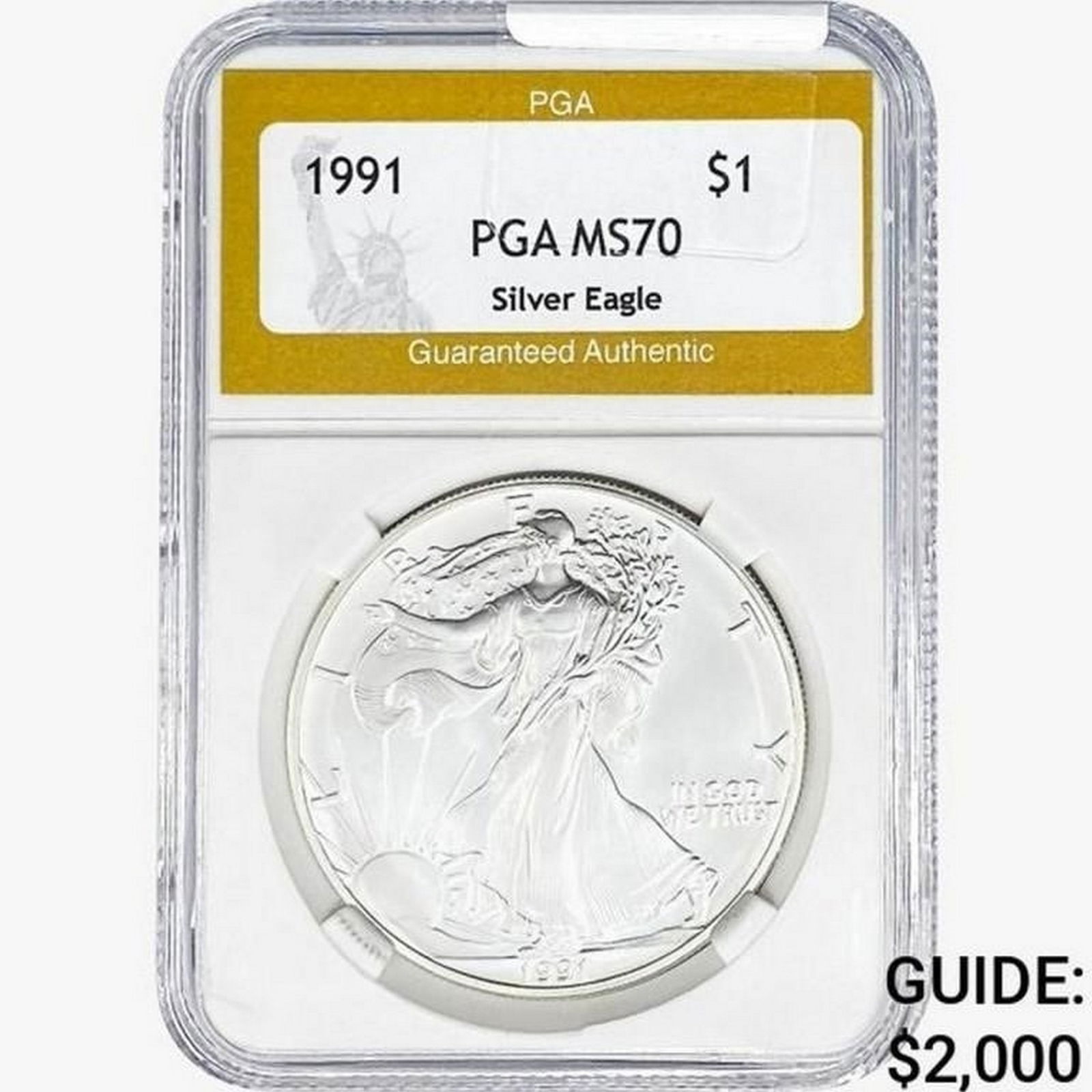 1991 Silver Eagle PGA MS70 (1 of 2)