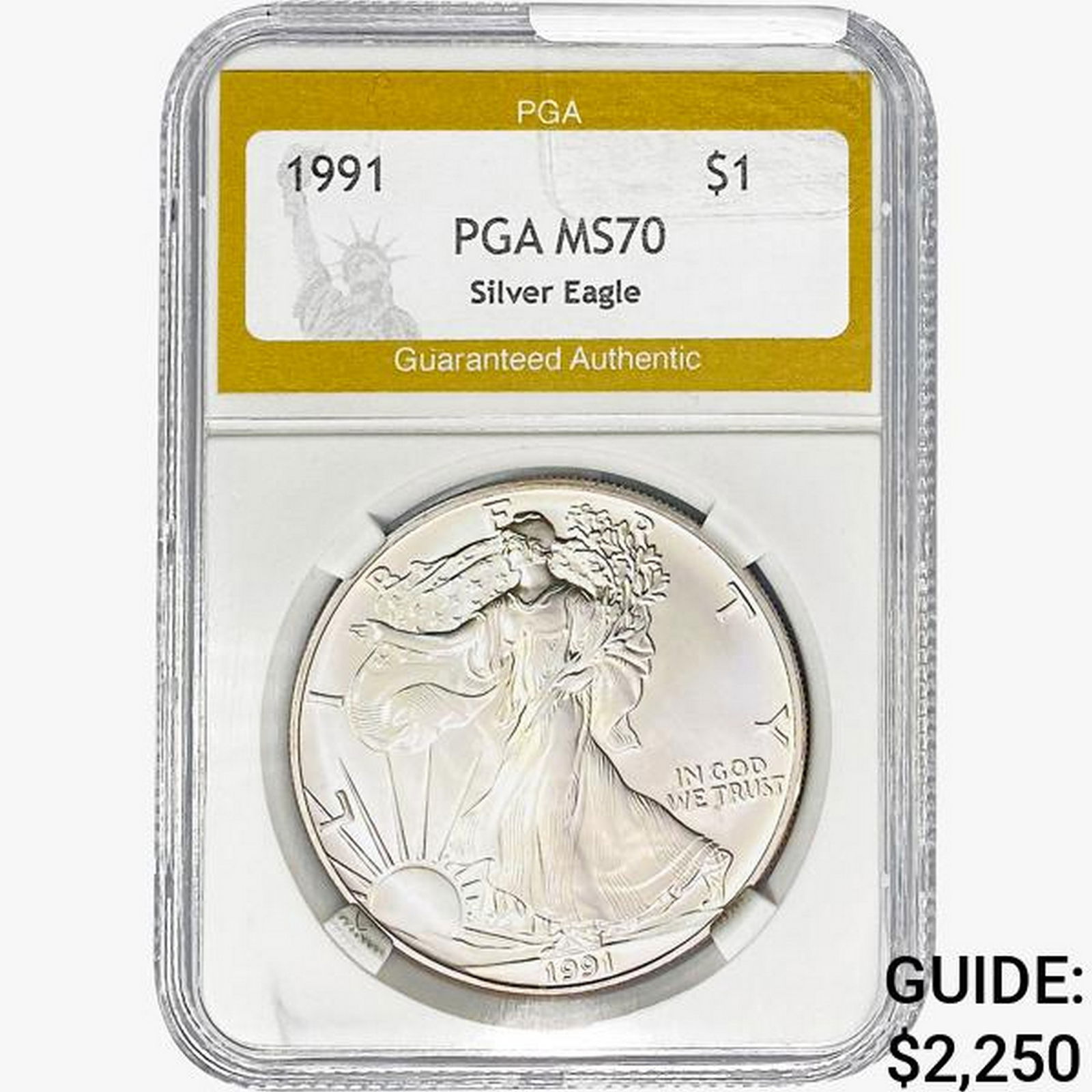 1991 Silver Eagle PGA MS70 (1 of 2)