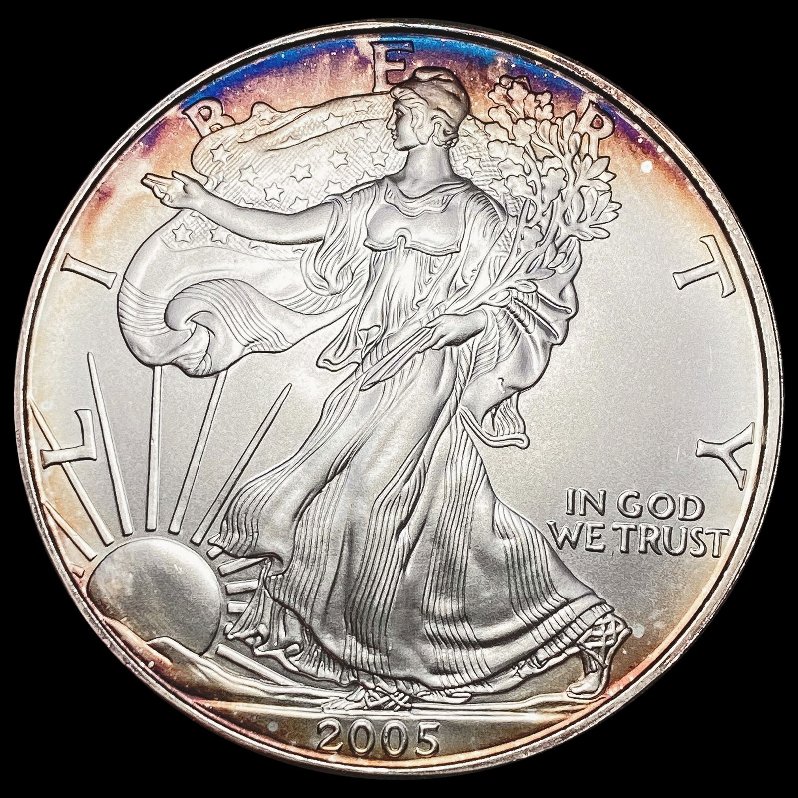 2005 American Silver Eagle GEM BU (1 of 2)