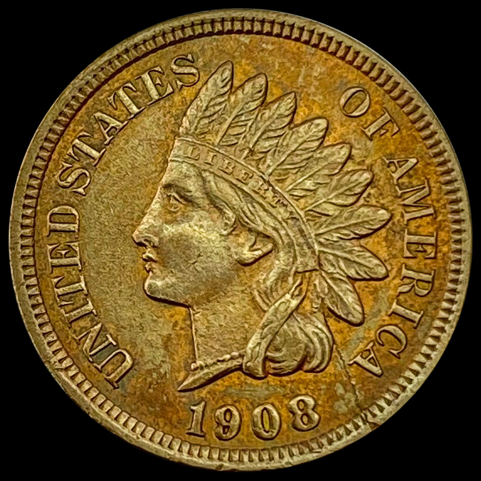 1908 Indian Head Cent UNCIRCULATED (1 of 2)