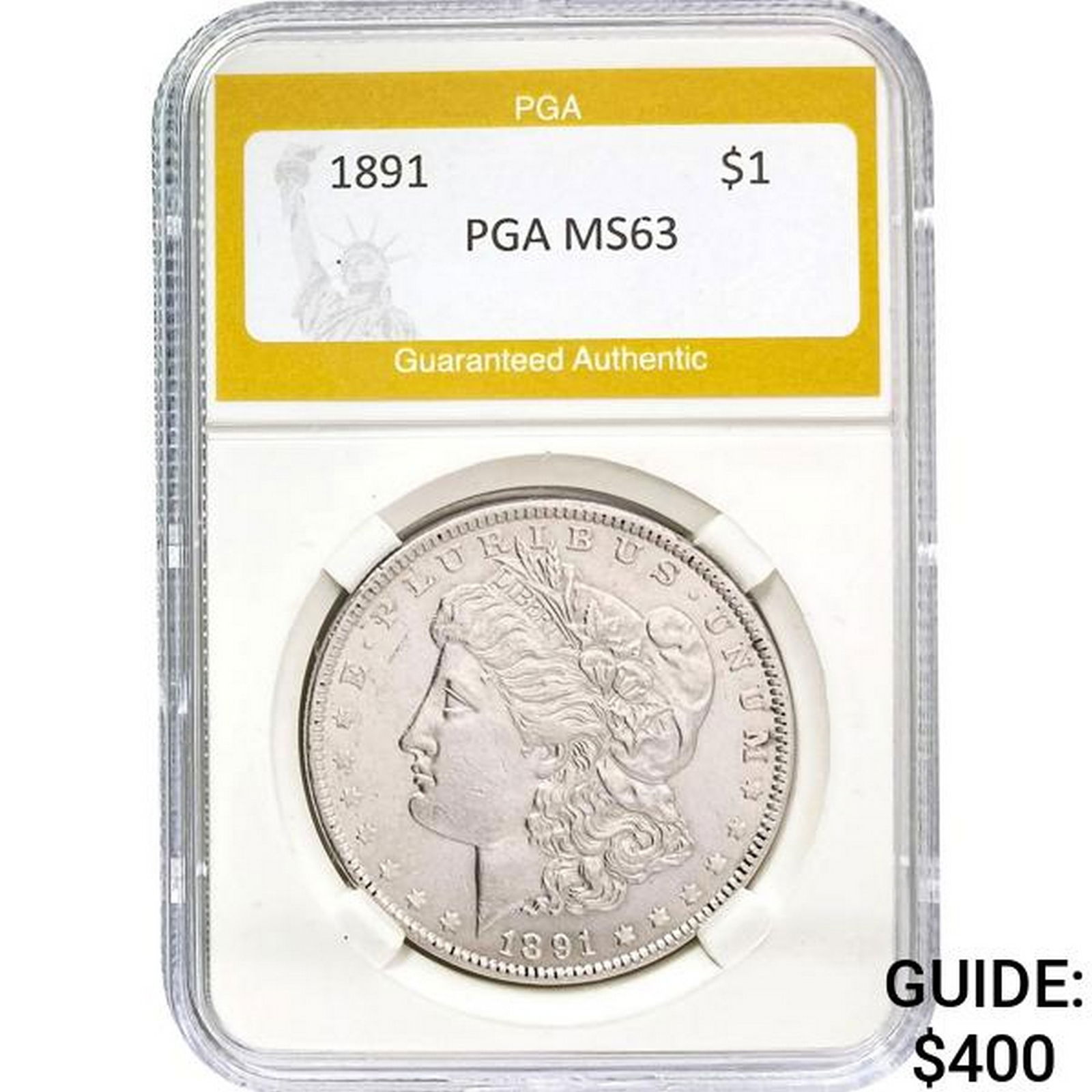 1891 Morgan Silver Dollar PGA MS63 (1 of 2)