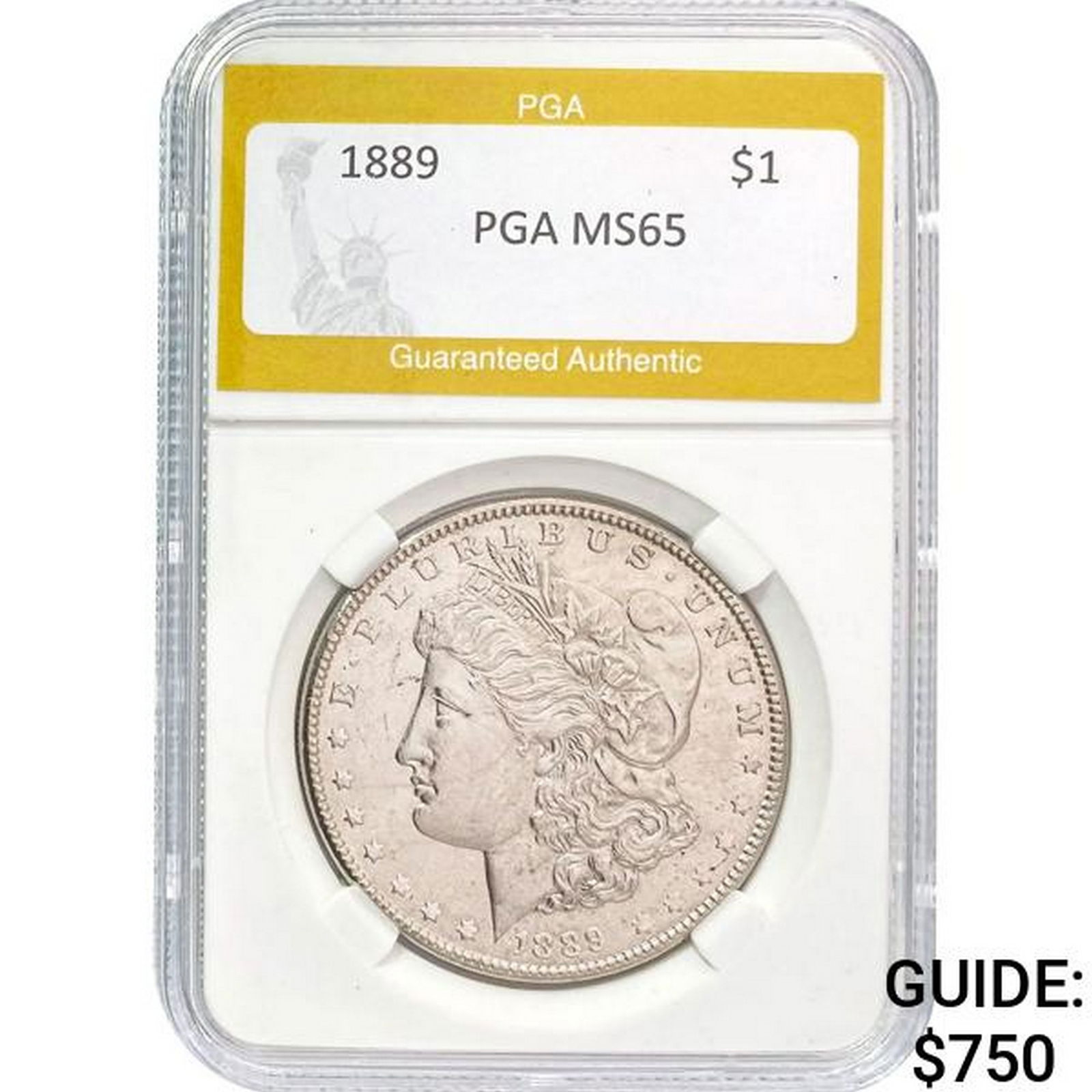 1889 Morgan Silver Dollar PGA MS65 (1 of 2)