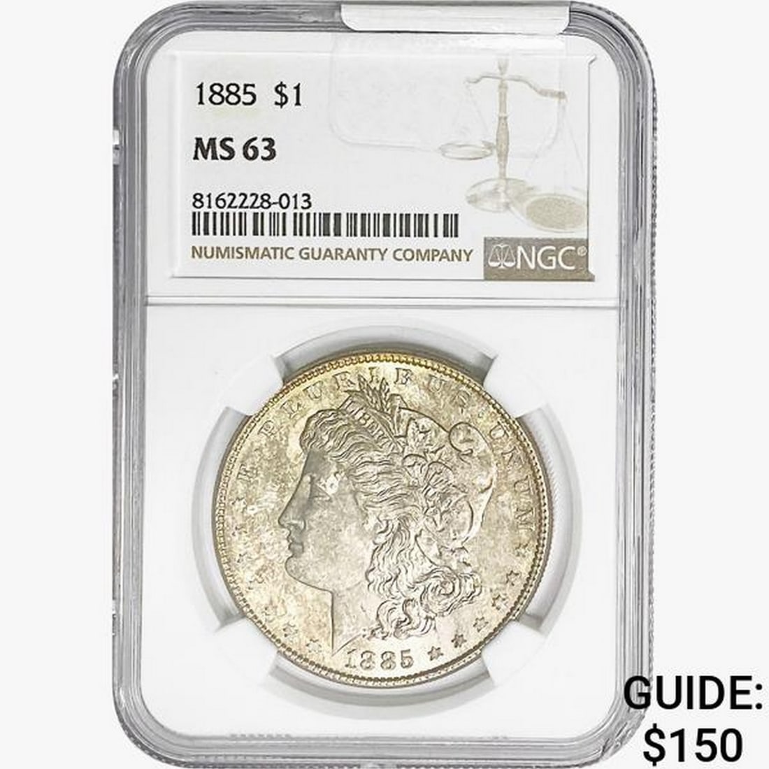 1885 Morgan Silver Dollar NGC MS63 (1 of 2)