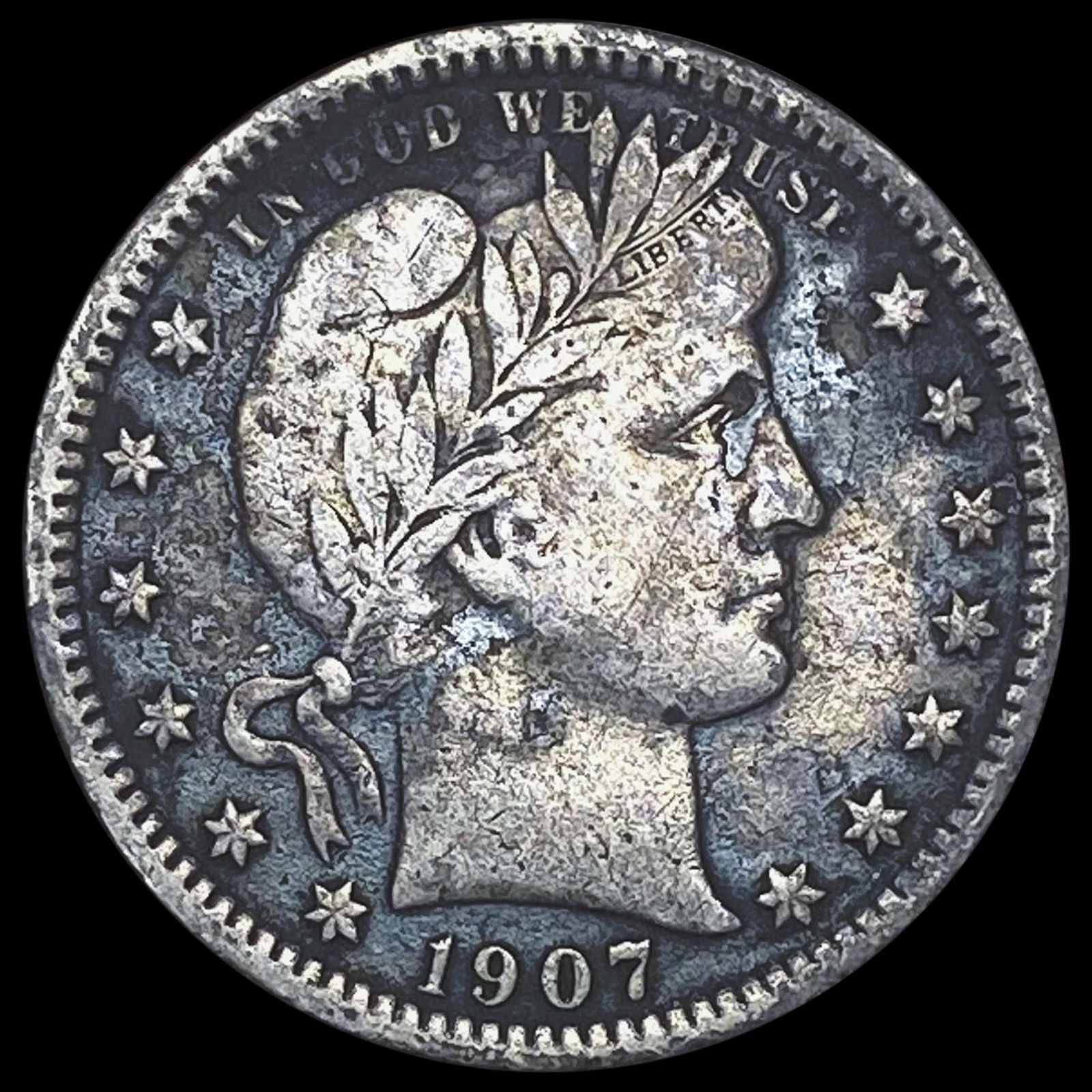 1907 Barber Quarter LIGHTLY CIRCULATED (1 of 2)