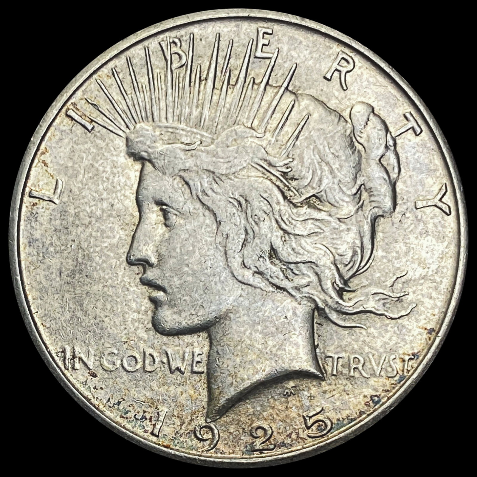 1925-S Peace Dollar CLOSELY UNCIRCULATED: 1925-S Peace Dollar CLOSELY UNCIRCULATED