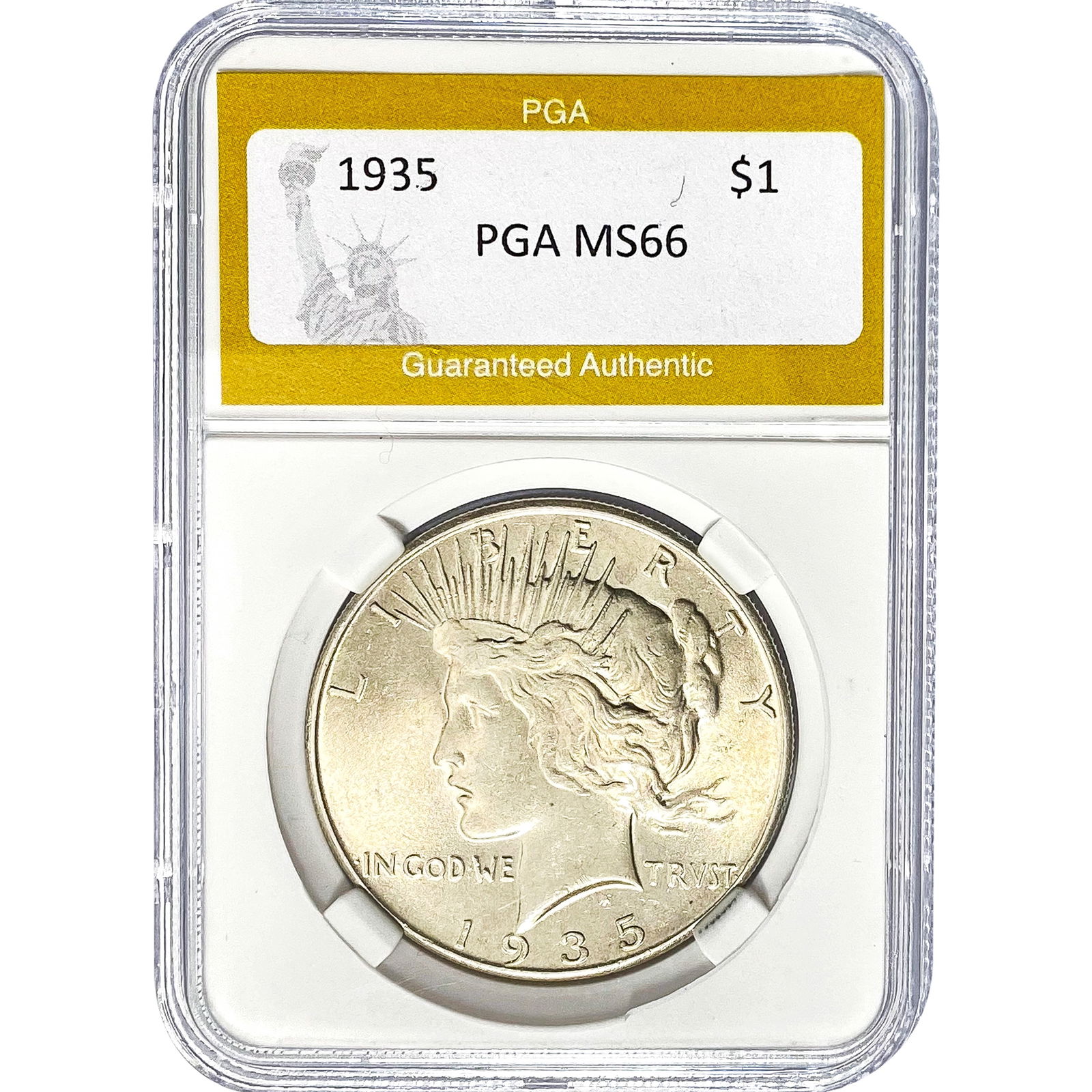 1935 Peace Dollar PGA MS66 (1 of 2)