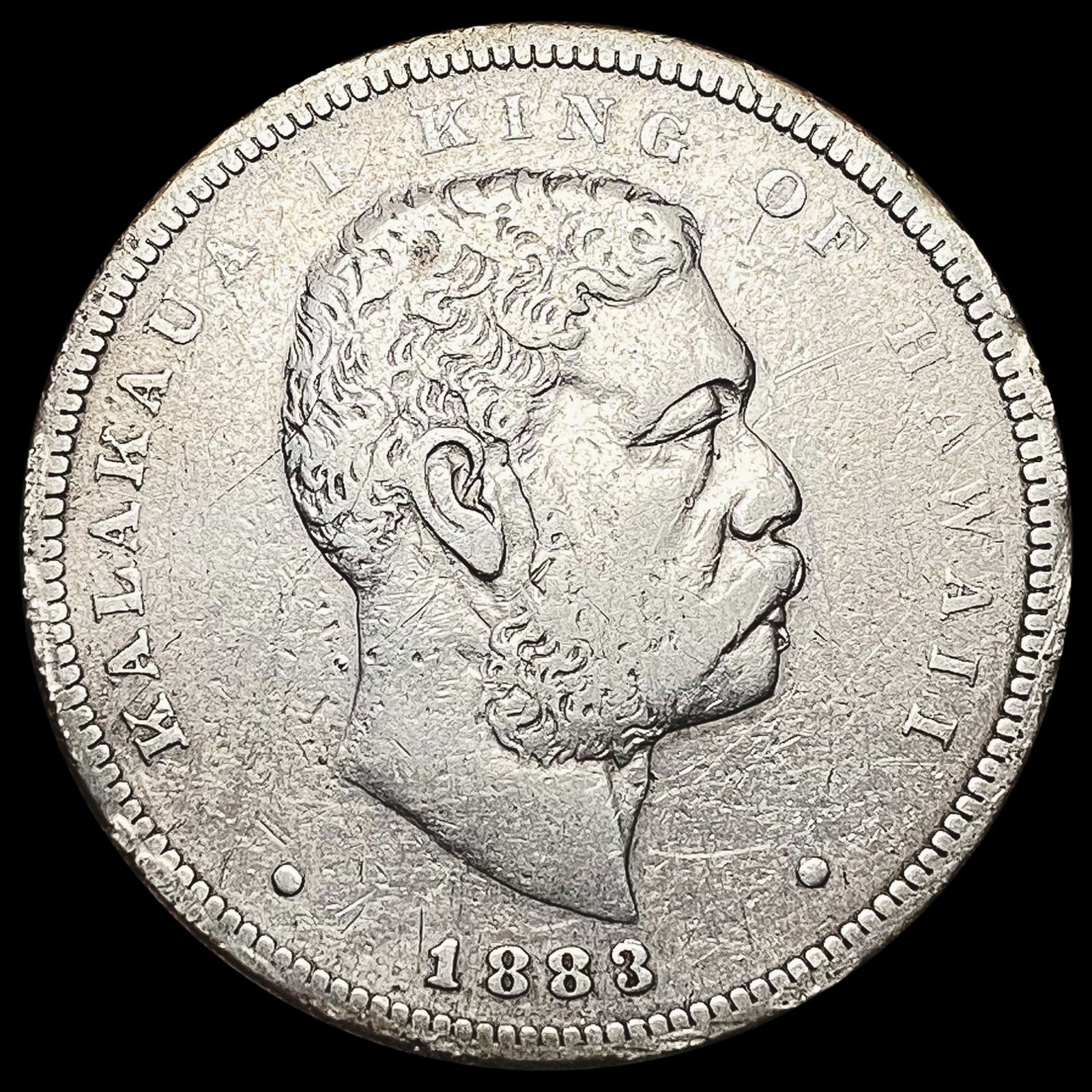 1883 Hawaii Half Dollar LIGHTLY CIRCULATED (1 of 2)