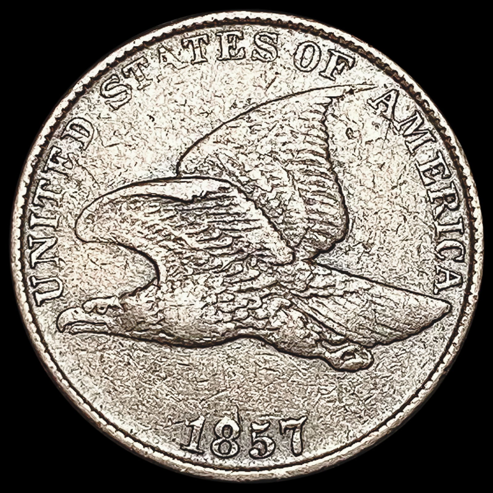 1857 Flying Eagle Cent LIGHTLY CIRCULATED (1 of 2)