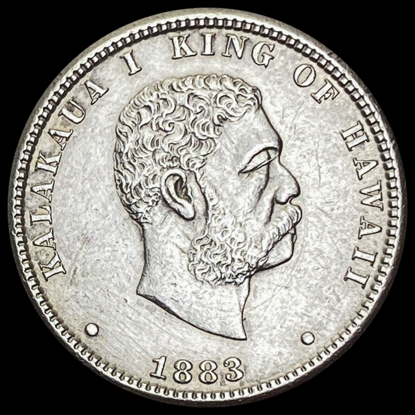 1883 Hawaii Quarter Dollar UNCIRCULATED: 1883 Hawaii Quarter Dollar UNCIRCULATED