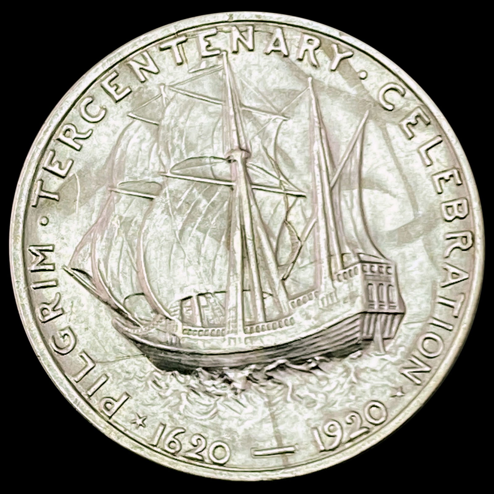 1920 Pilgrim Tercentenary Half Dollar CHOICE BU (1 of 2)