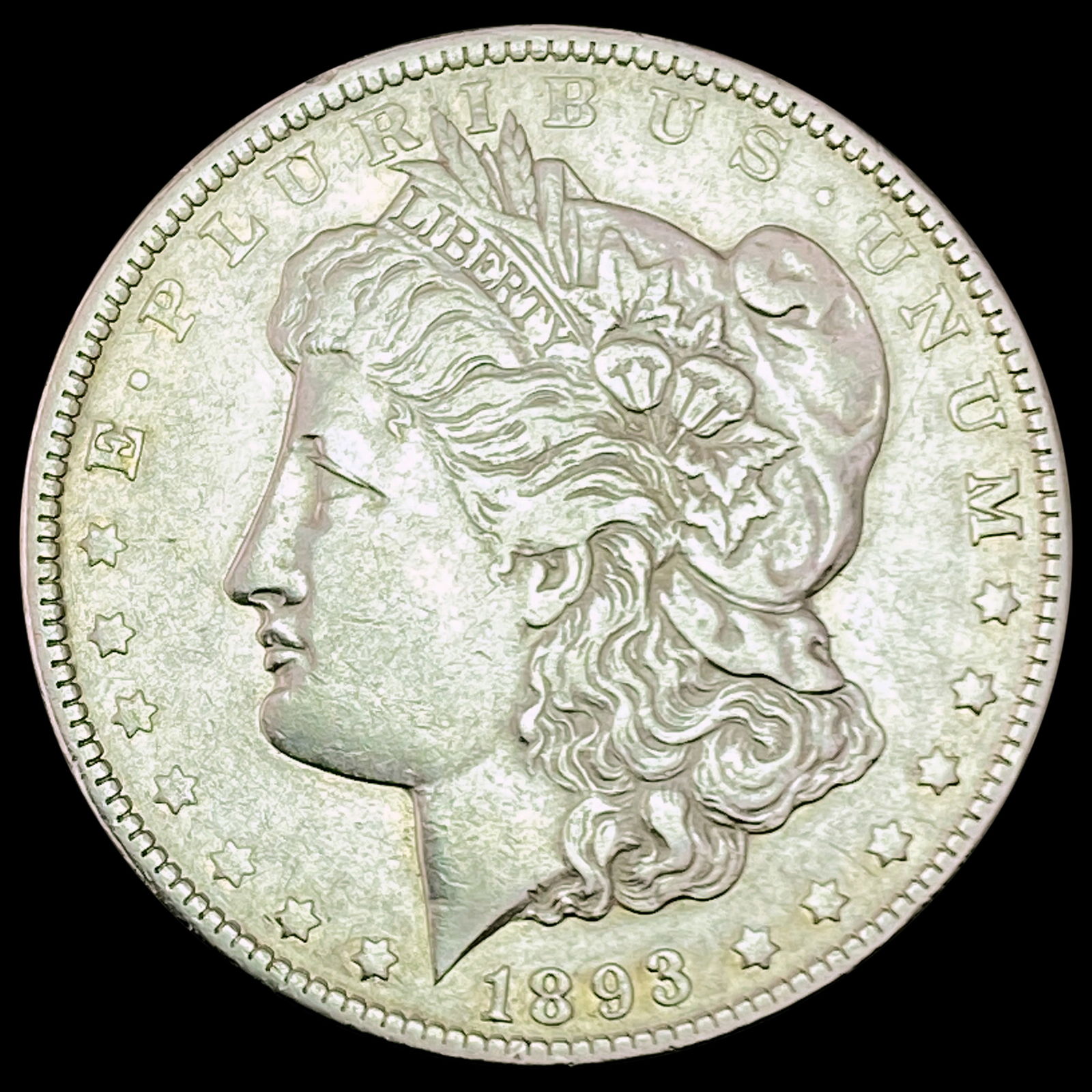 1893-CC Morgan Silver Dollar CLOSELY UNCIRCULATED (1 of 2)