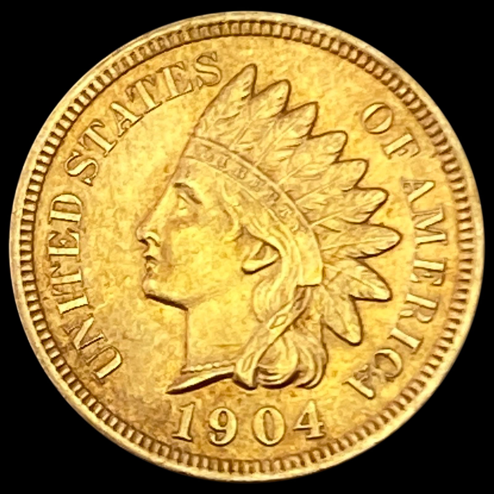 1904 Indian Head Cent GEM BU (1 of 2)