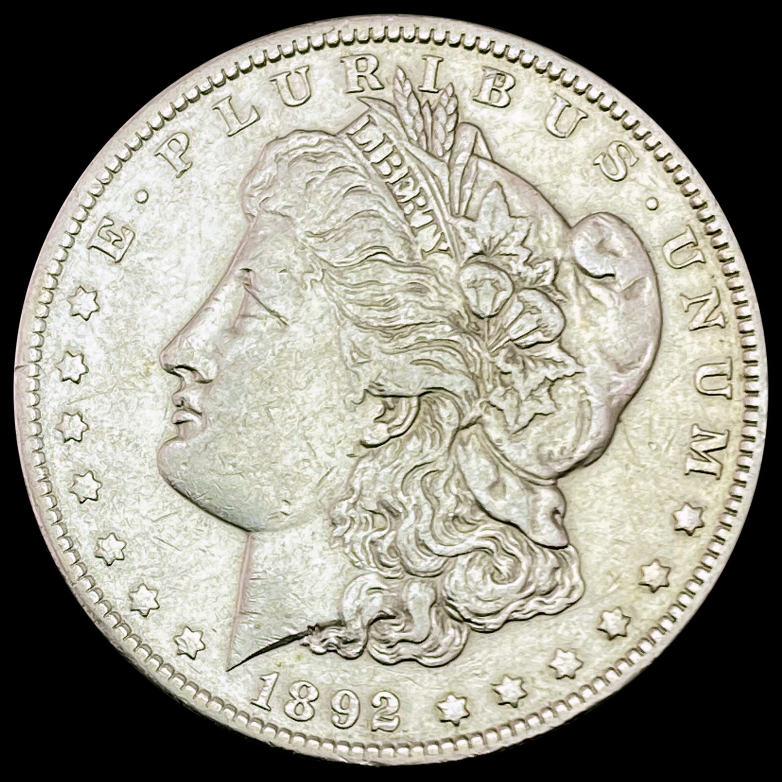 1892 Morgan Silver Dollar CLOSELY UNCIRCULATED (1 of 2)