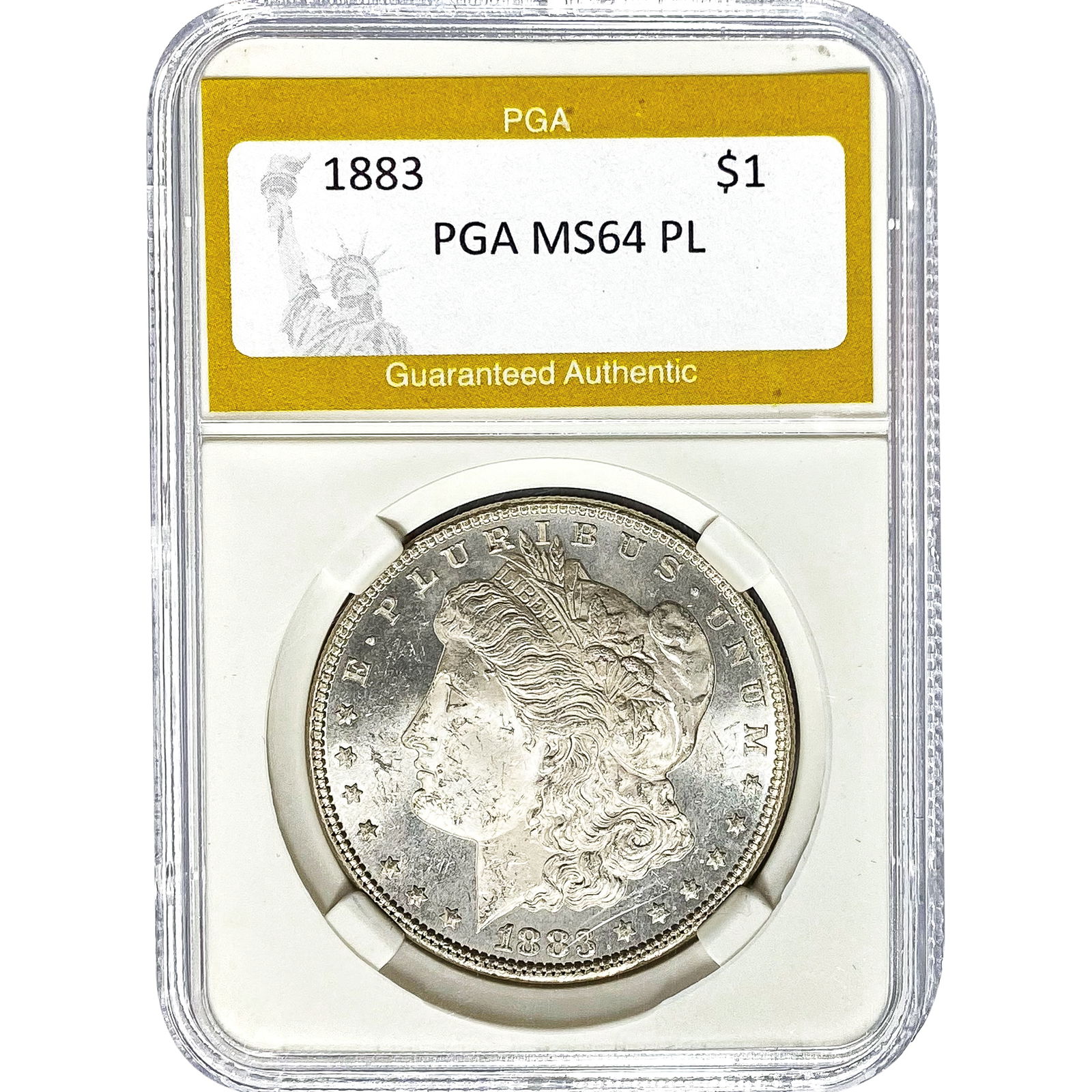 1883 Morgan Silver Dollar PGA MS64 PL (1 of 2)