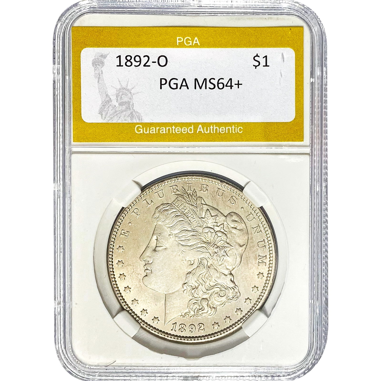 1892-O Morgan Dollar PGA MS64+ (1 of 2)