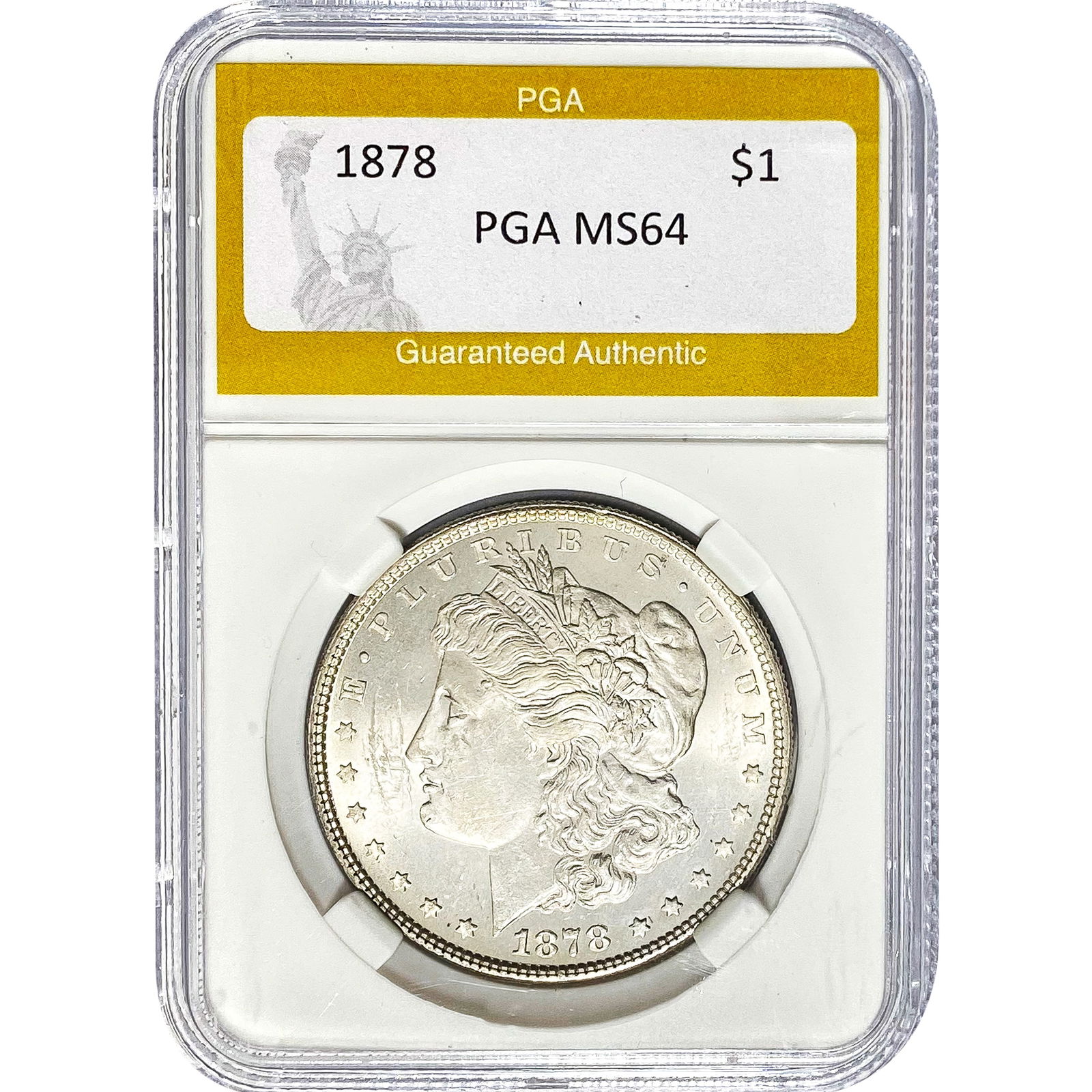 1878 Morgan Silver Dollar PGA MS64 (1 of 2)