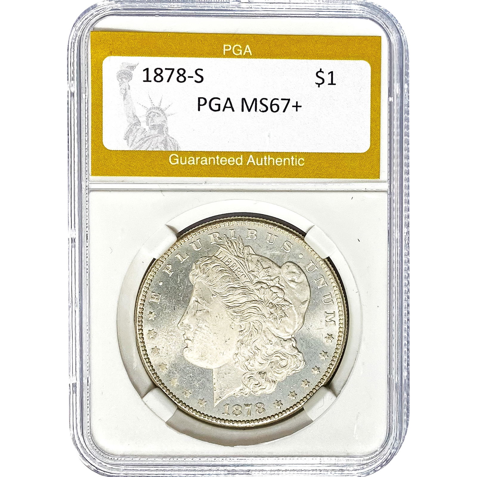 1878-S Morgan Dollar PGA MS67+ (1 of 2)