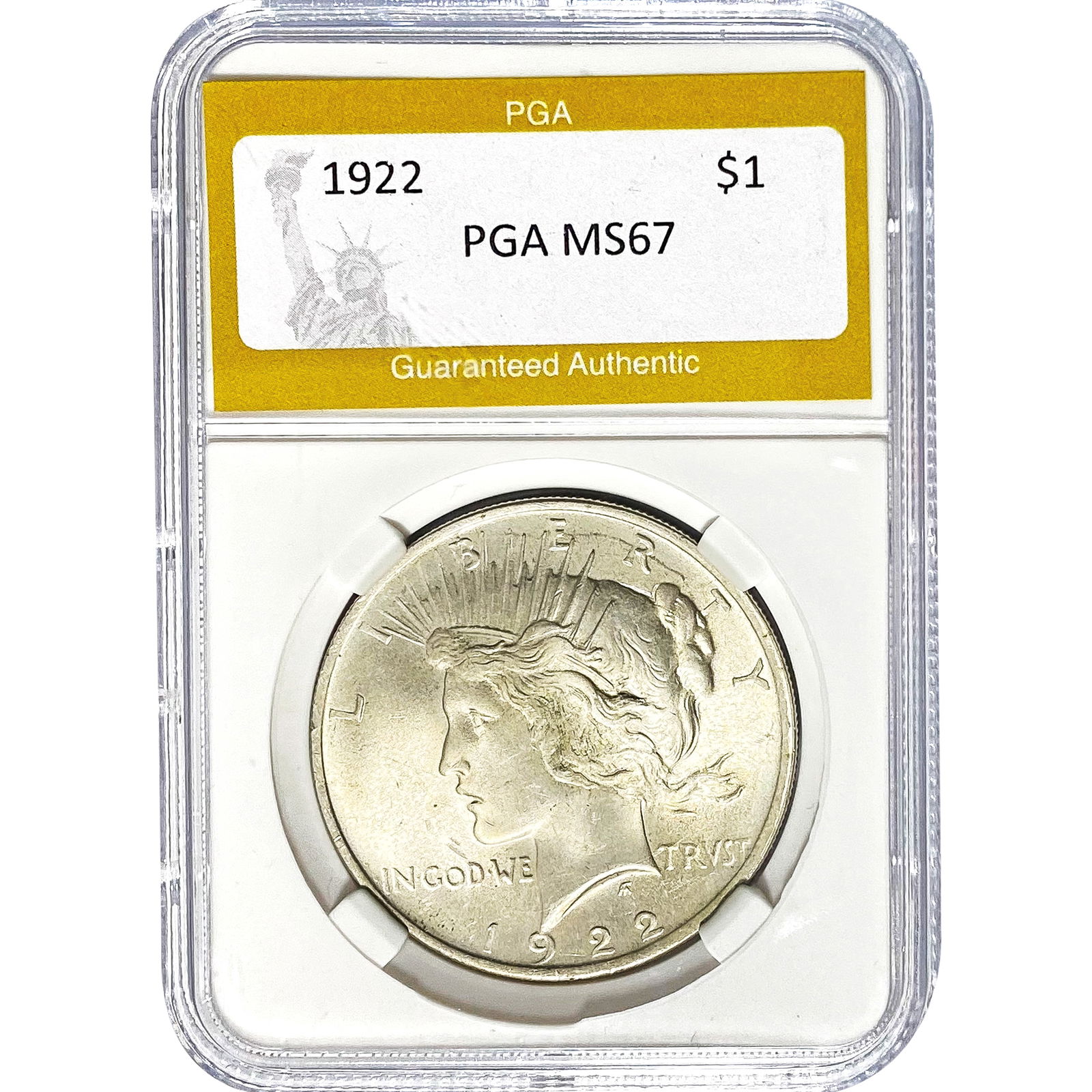 1922 Peace Dollar PGA MS67 (1 of 2)