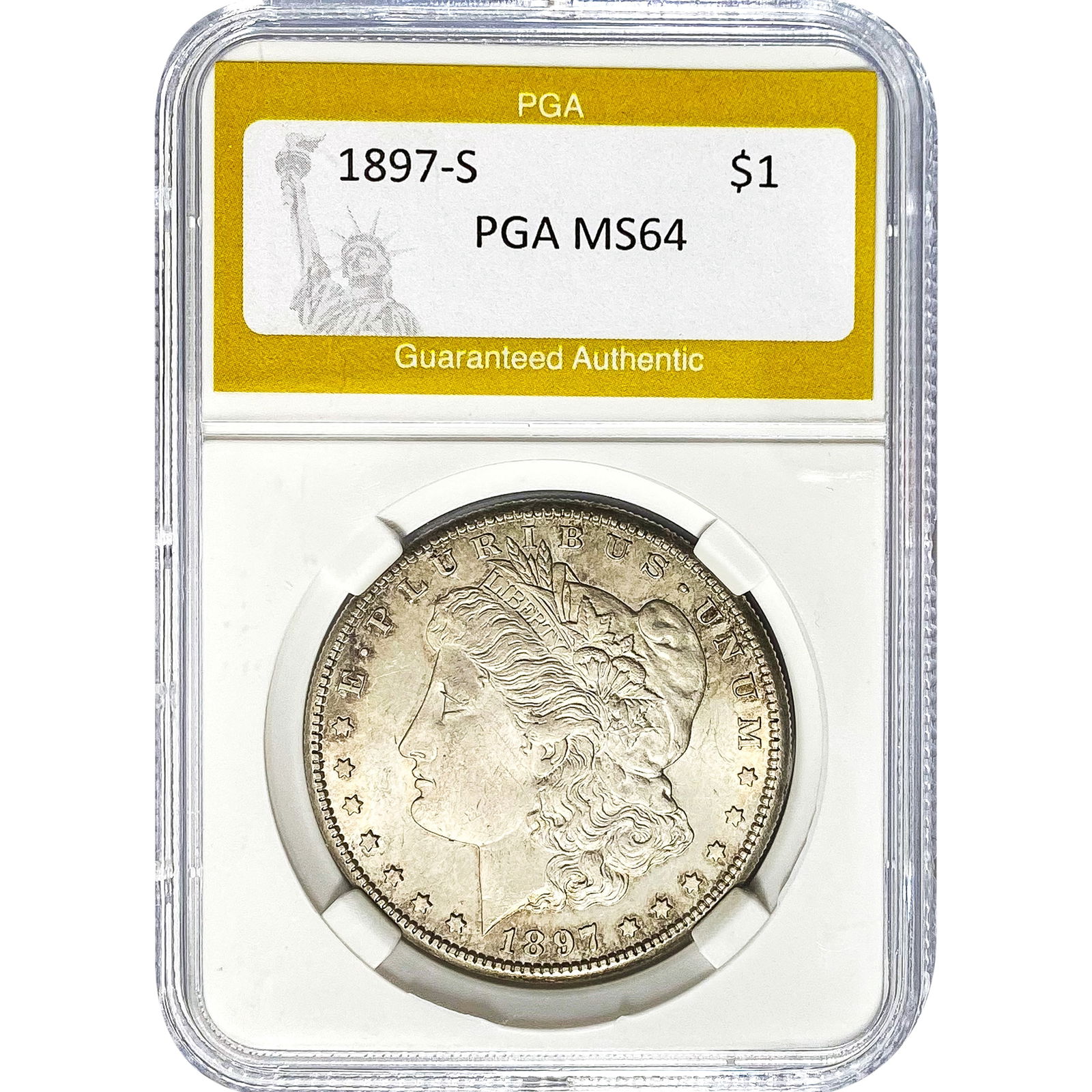 1897-S Morgan Dollar PGA MS64 (1 of 2)