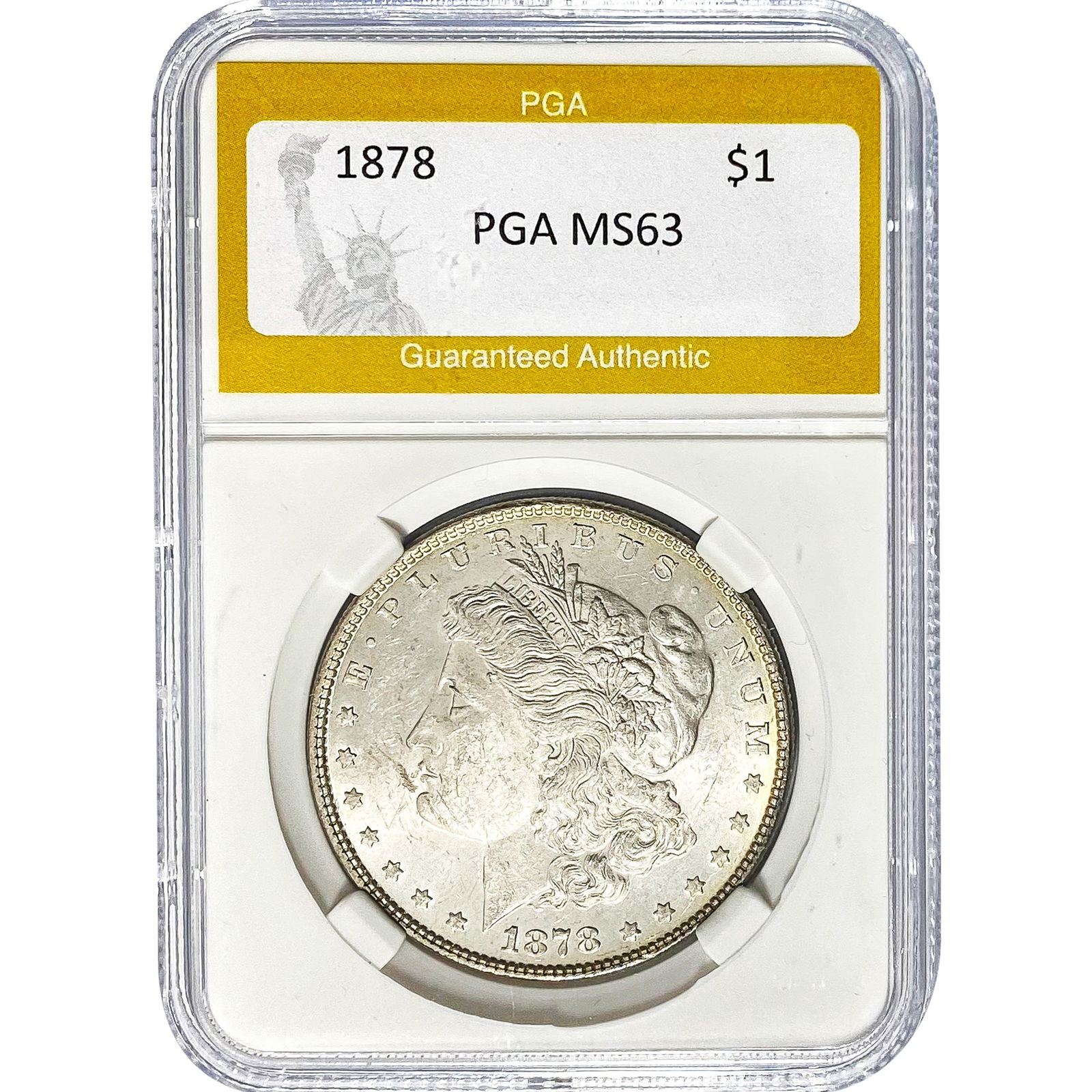 1878 Morgan Silver Dollar PGA MS63 (1 of 2)