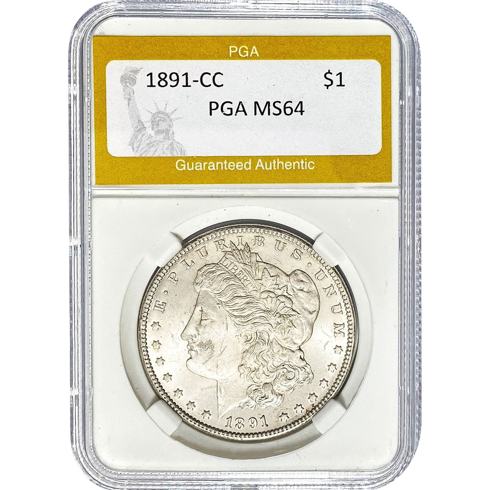 1891-CC Morgan Dollar PGA MS64 (1 of 2)