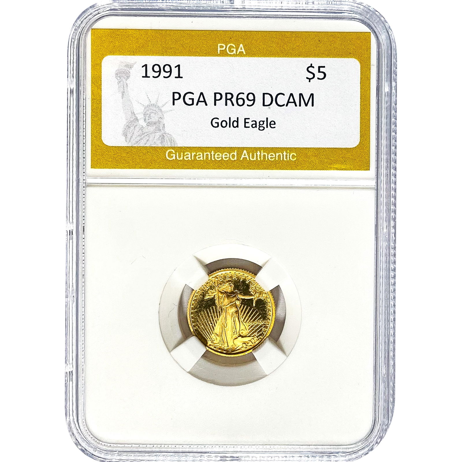 1991 $5 Gold Eagle PGA PR69 DCAM (1 of 2)
