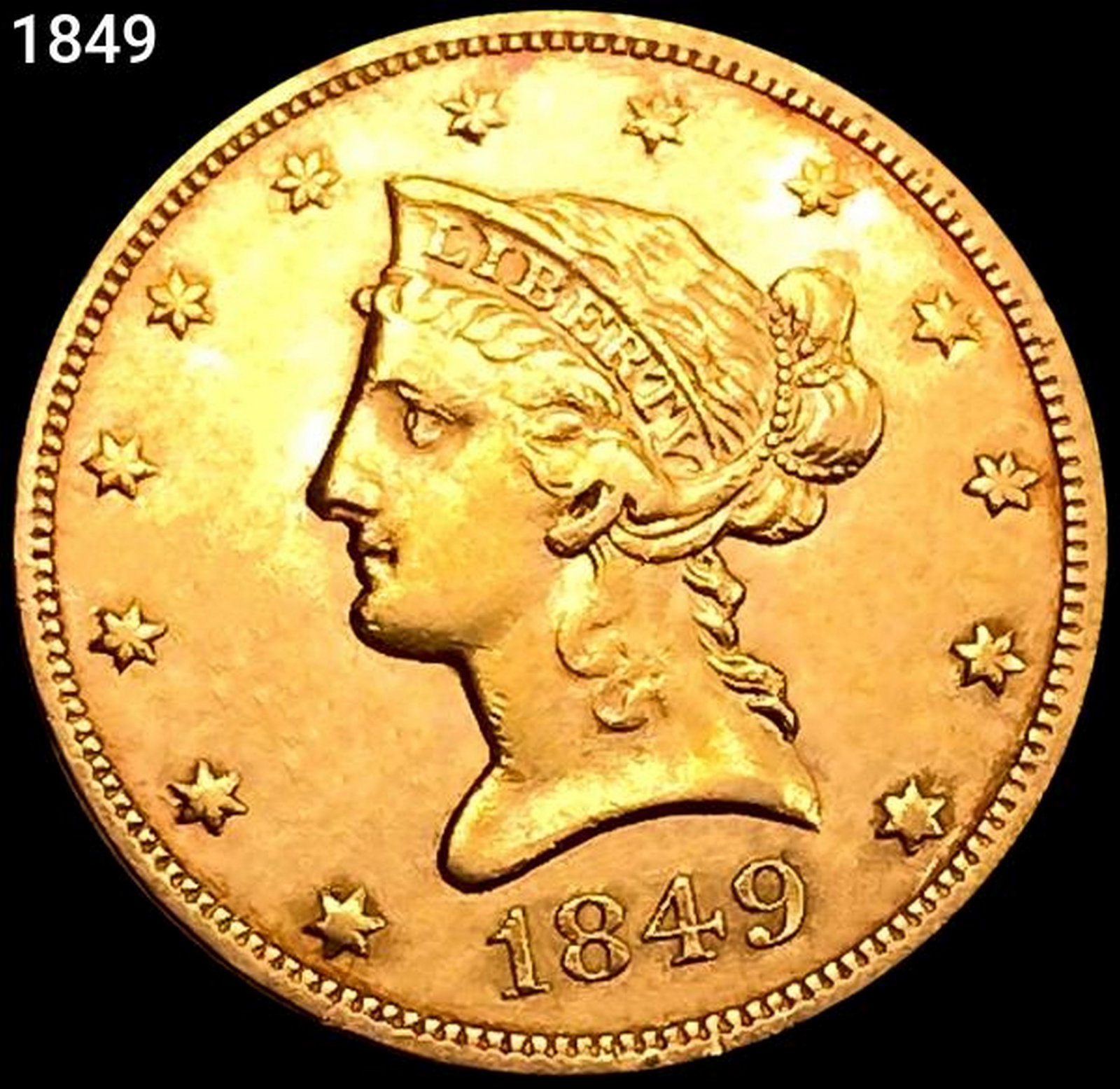 1849 $10 Gold Eagle (1 of 2)