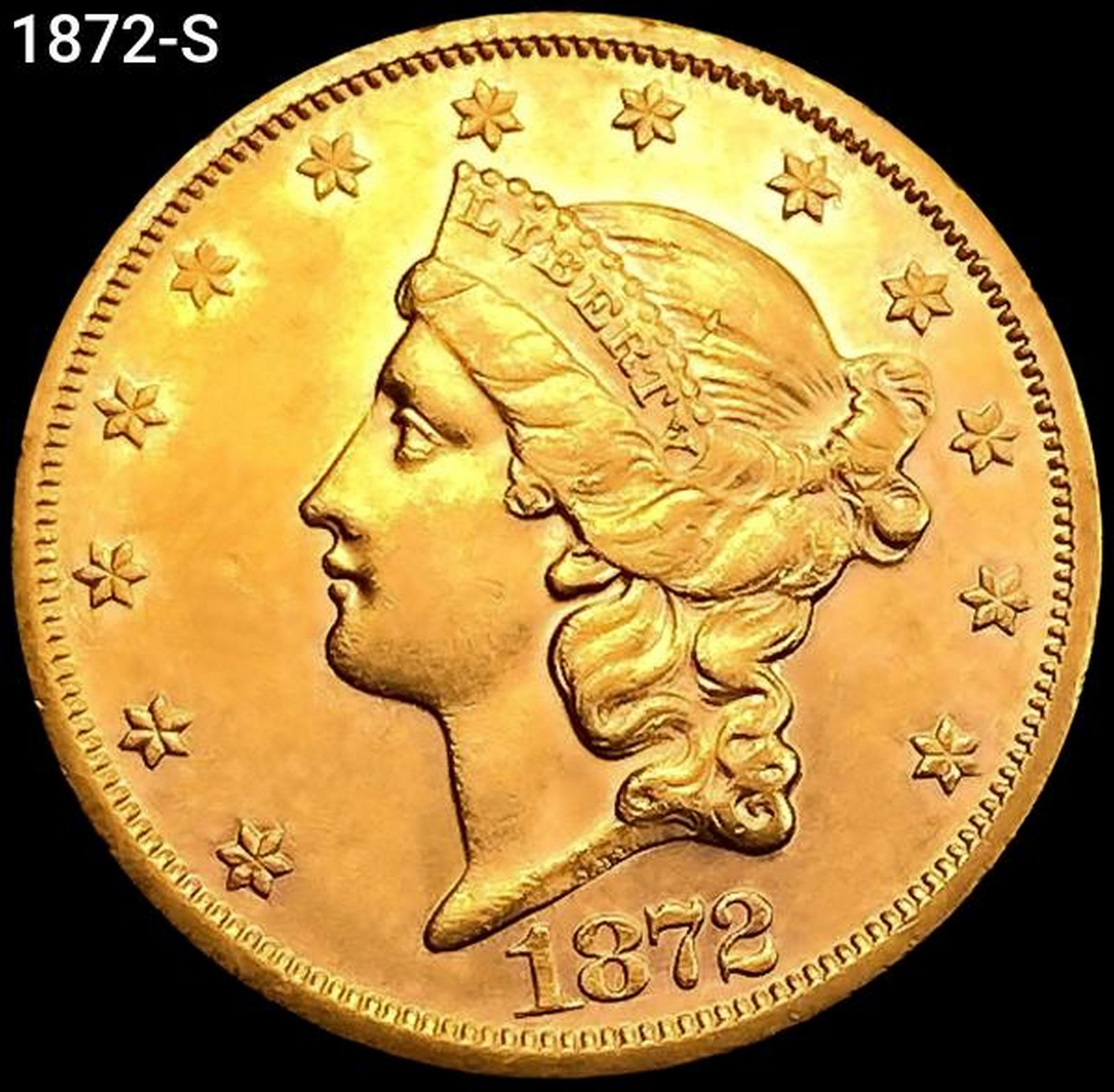 1872-S $20 Gold Double Eagle (1 of 2)