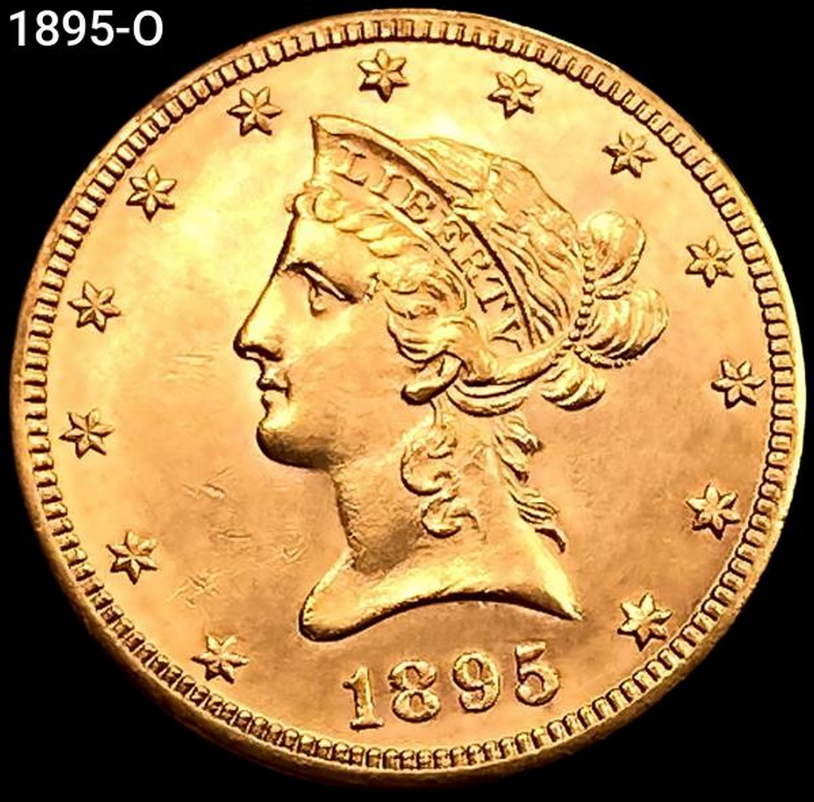 1895-O $10 Gold Eagle (1 of 2)