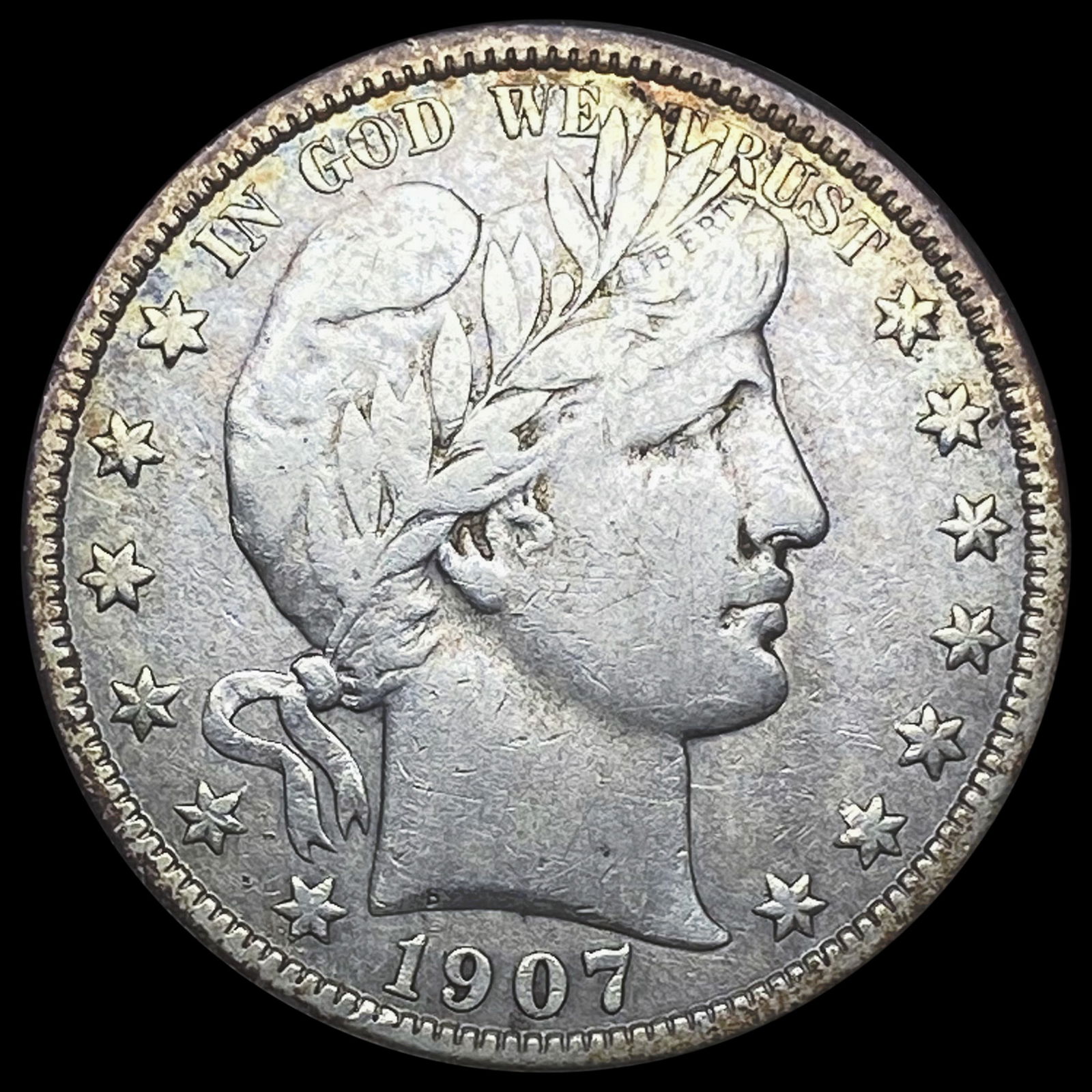 1907-O Barber Half Dollar LIGHTLY CIRCULATED (1 of 2)