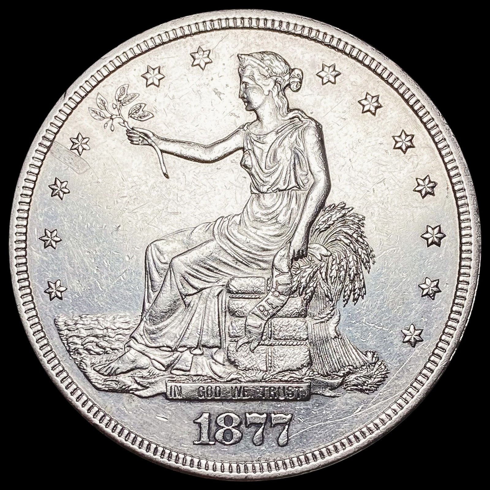 1877-S Trade Dollar UNCIRCULATED (1 of 2)