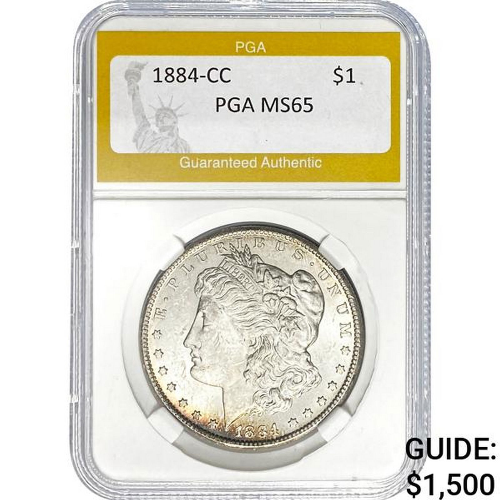 1884-CC $1 PGA MS65 (1 of 2)