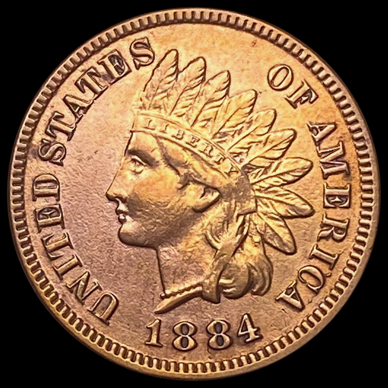 1884 Indian Head Cent UNCIRCULATED (1 of 2)