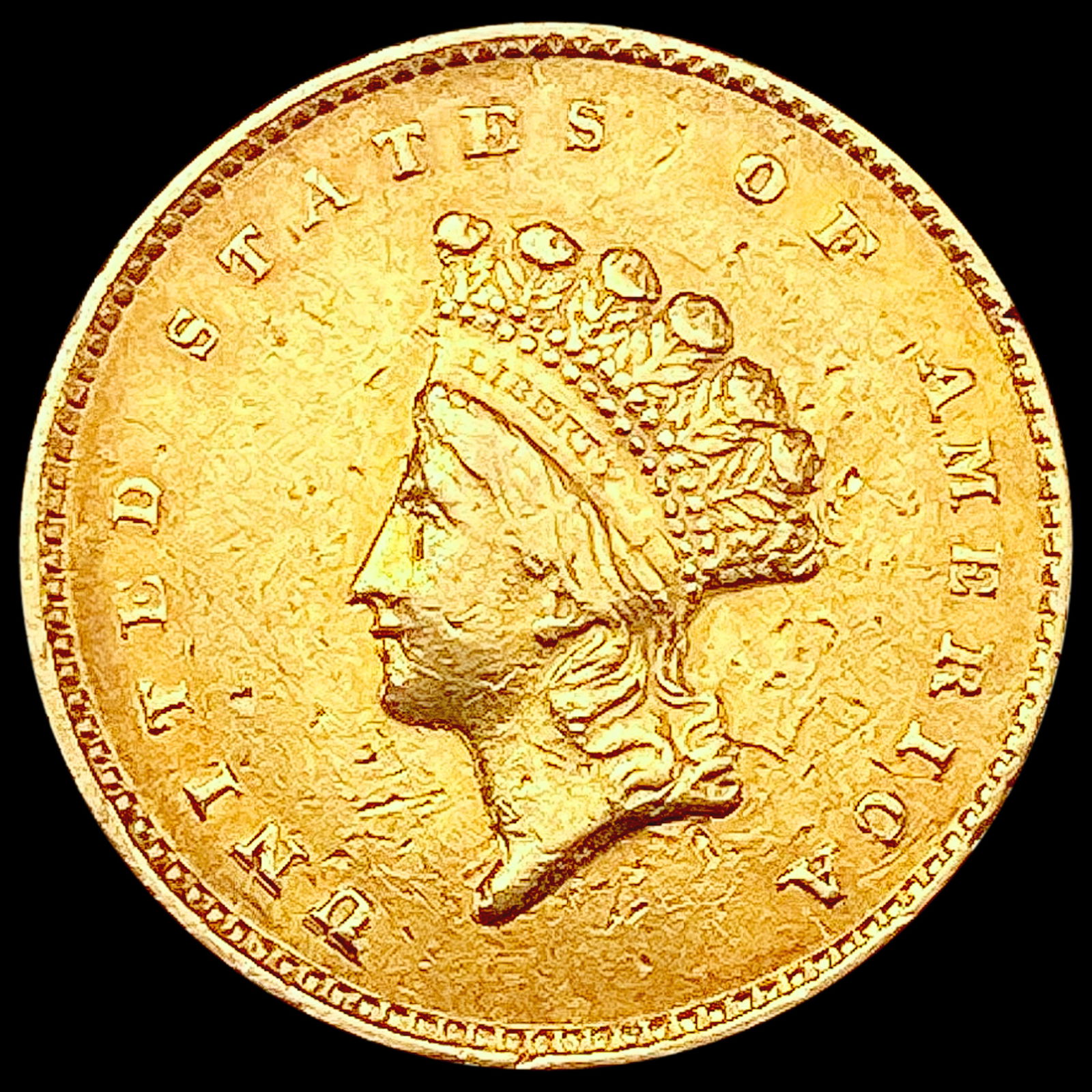 1855 Rare Gold Dollar CLOSELY UNCIRCULATED (1 of 2)