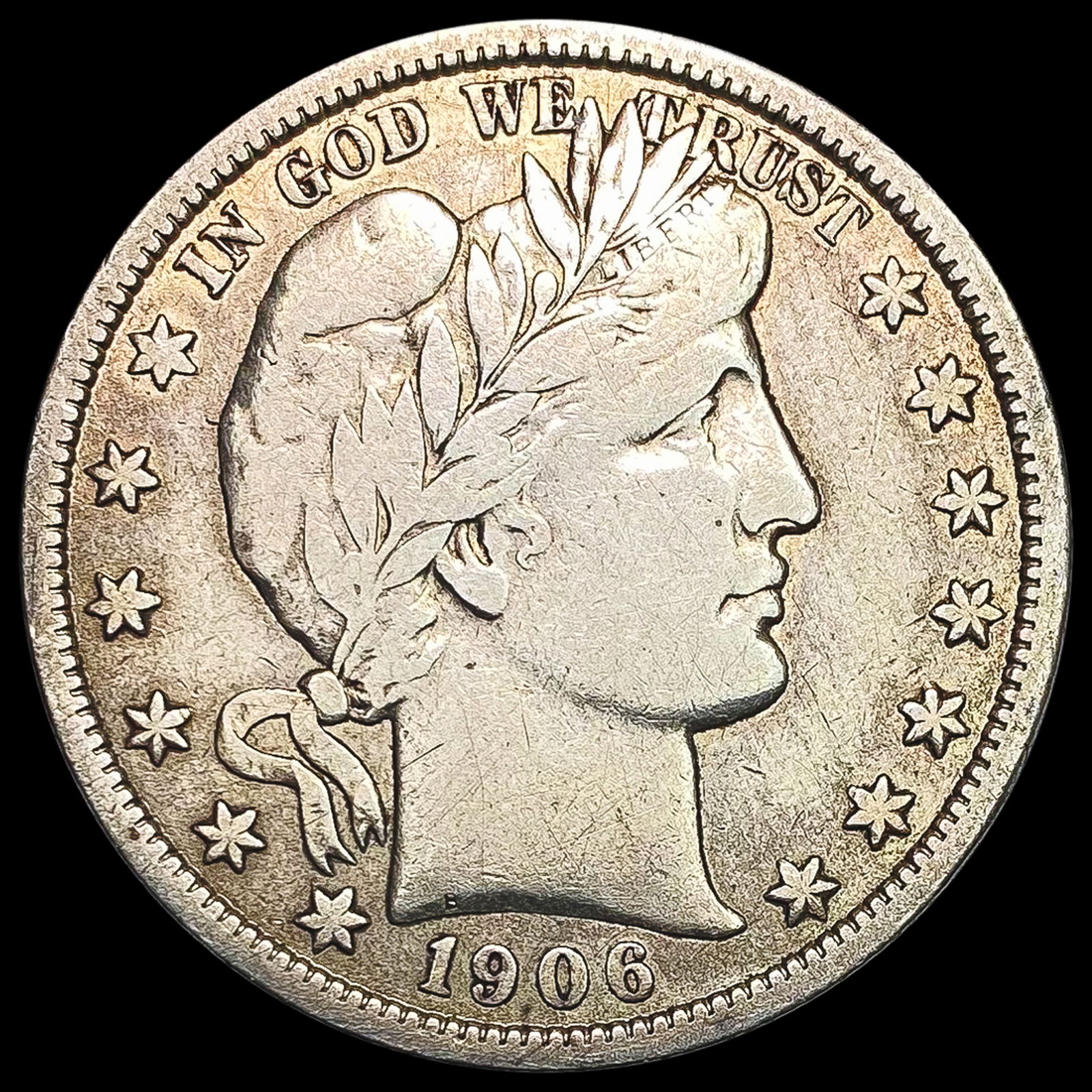 1906-O Barber Half Dollar LIGHTLY CIRCULATED (1 of 2)