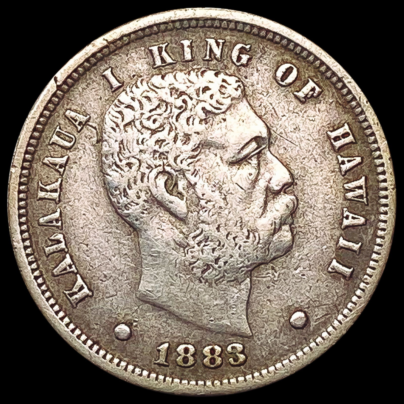 1883 Kingdom of Hawaii Dime LIGHTLY CIRCULATED (1 of 2)
