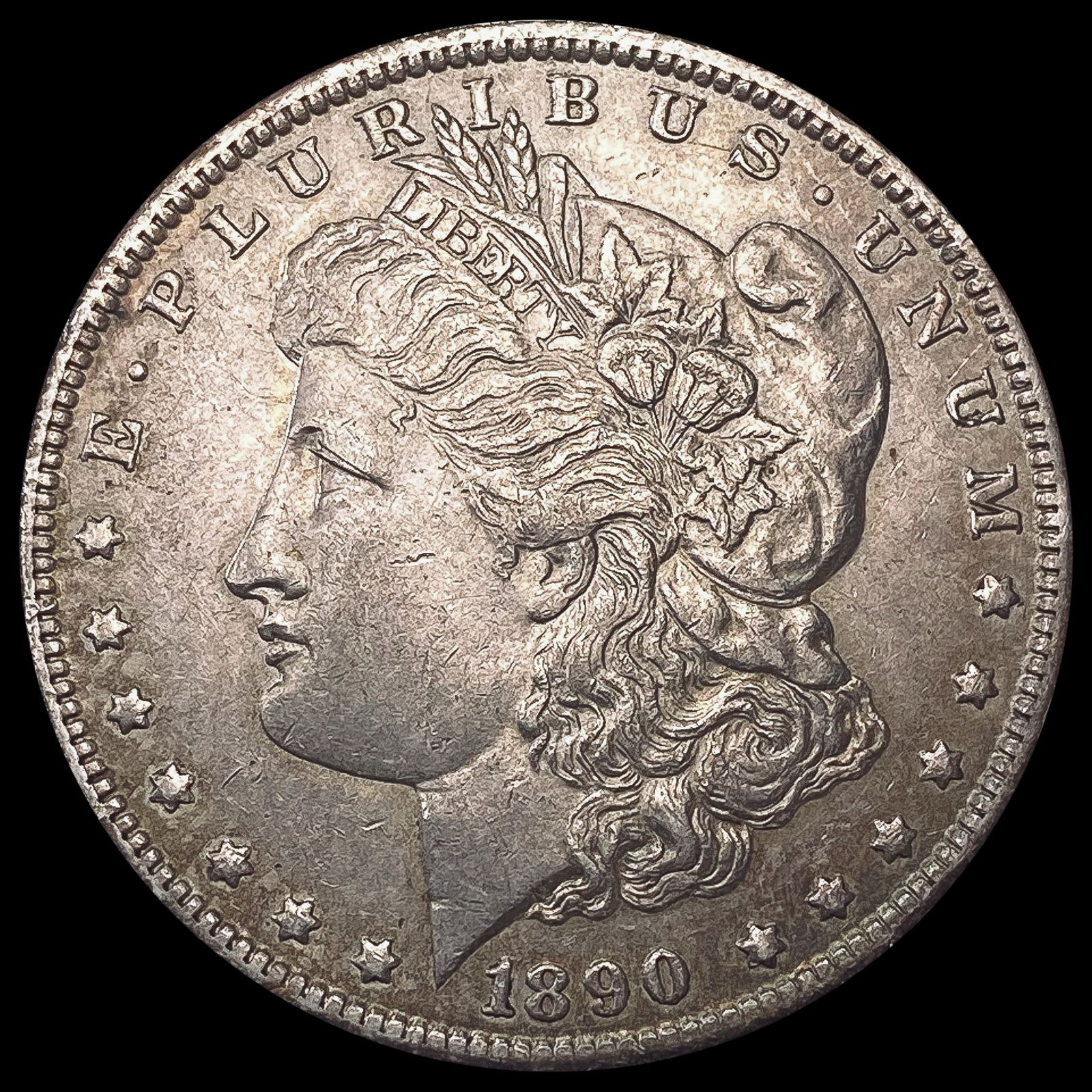 1890-O Morgan Silver Dollar CLOSELY UNCIRCULATED (1 of 2)