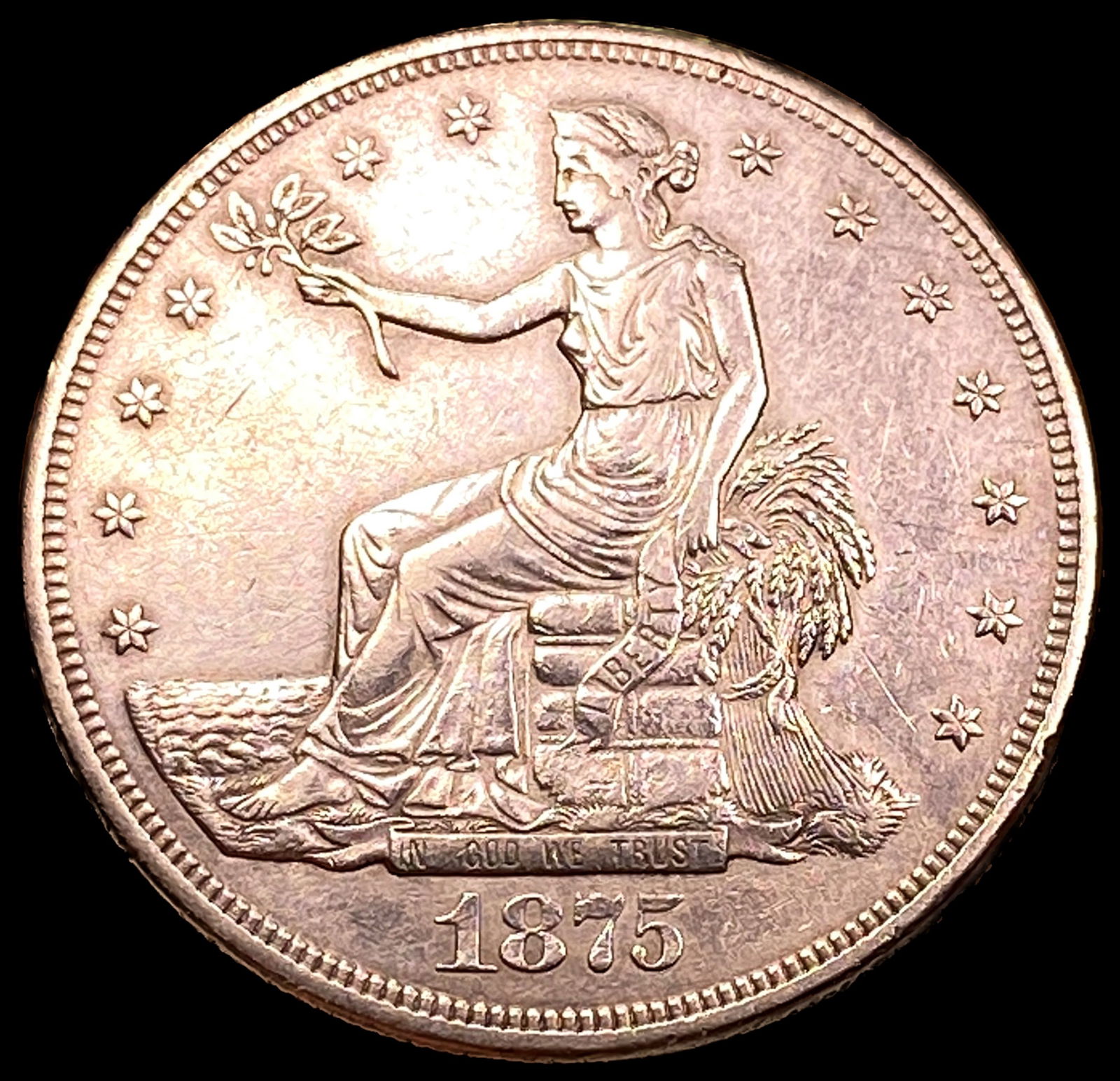 1875 Silver Trade Dollar UNCIRCULATED (1 of 2)