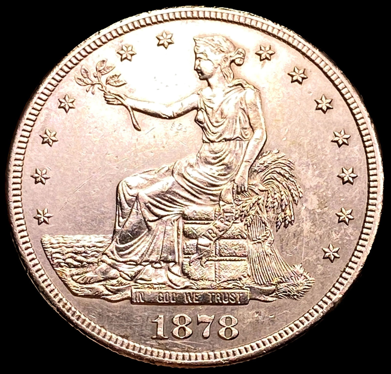 1878-CC Silver Trade Dollar UNCIRCULATED (1 of 2)